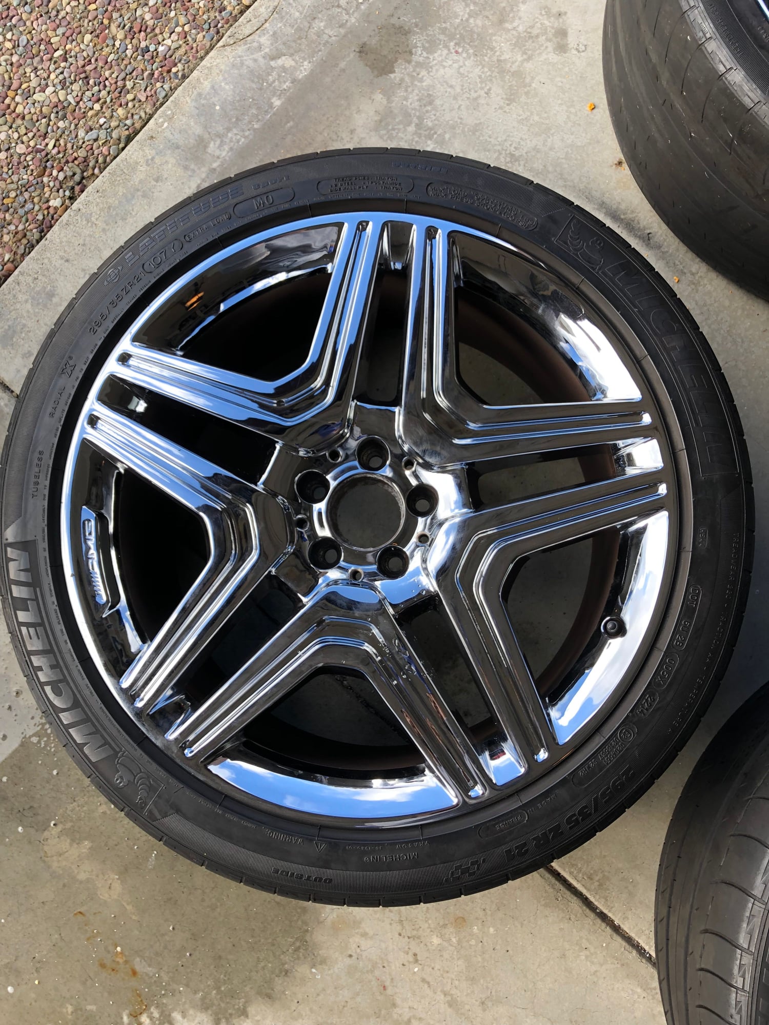 Wheels and Tires/Axles - FS: OEM chrome ML63 wheels - Used - Foster City, CA 94404, United States
