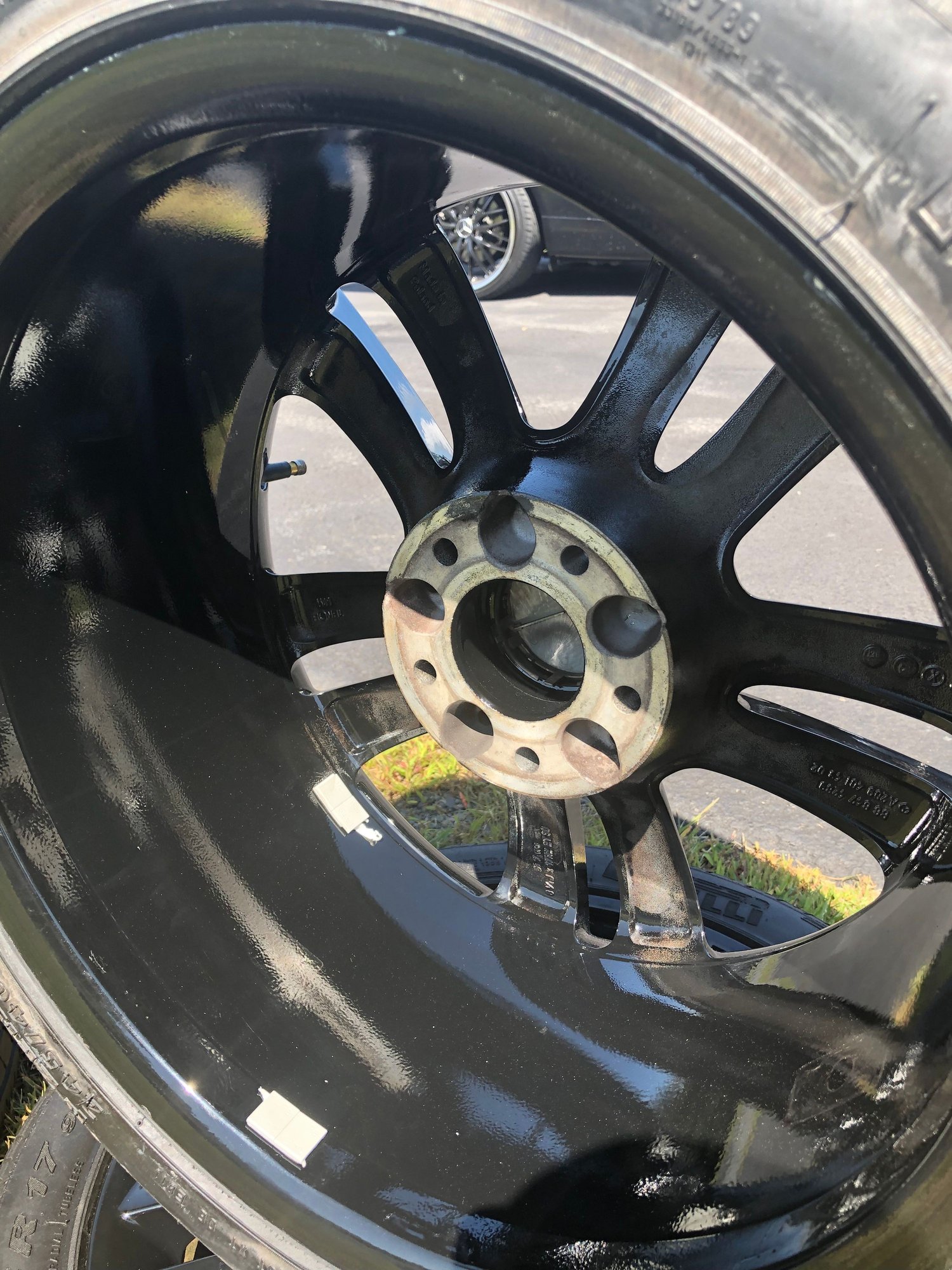 OEM 17" Glossy Black wheels and tires Forums