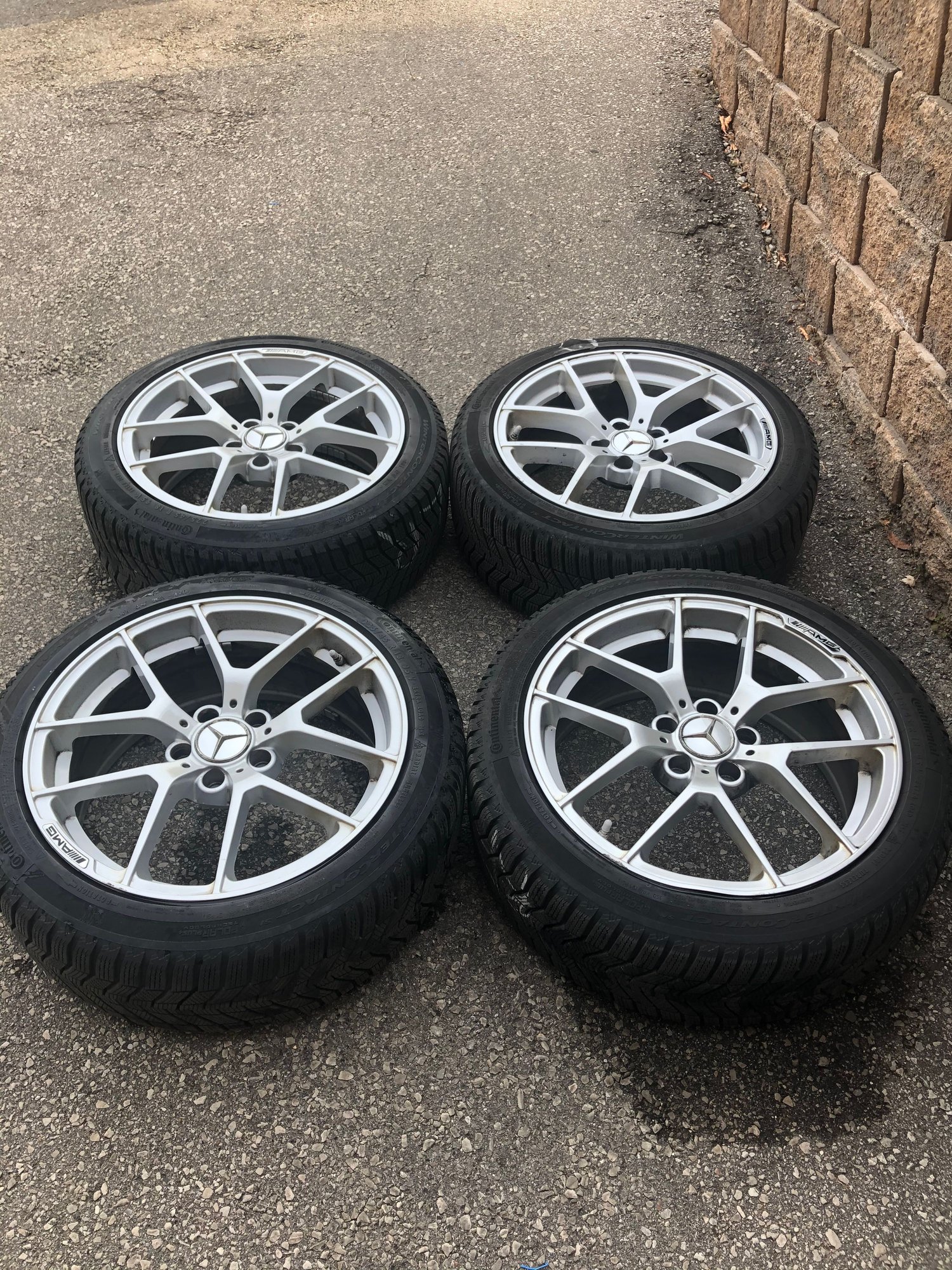 Wheels and Tires/Axles - Winter Wheels and Tires C43 C300 C450 - Used - All Years Mercedes-Benz C43 AMG - All Years Mercedes-Benz C300 - Toronto, ON M6B 2W5, Canada