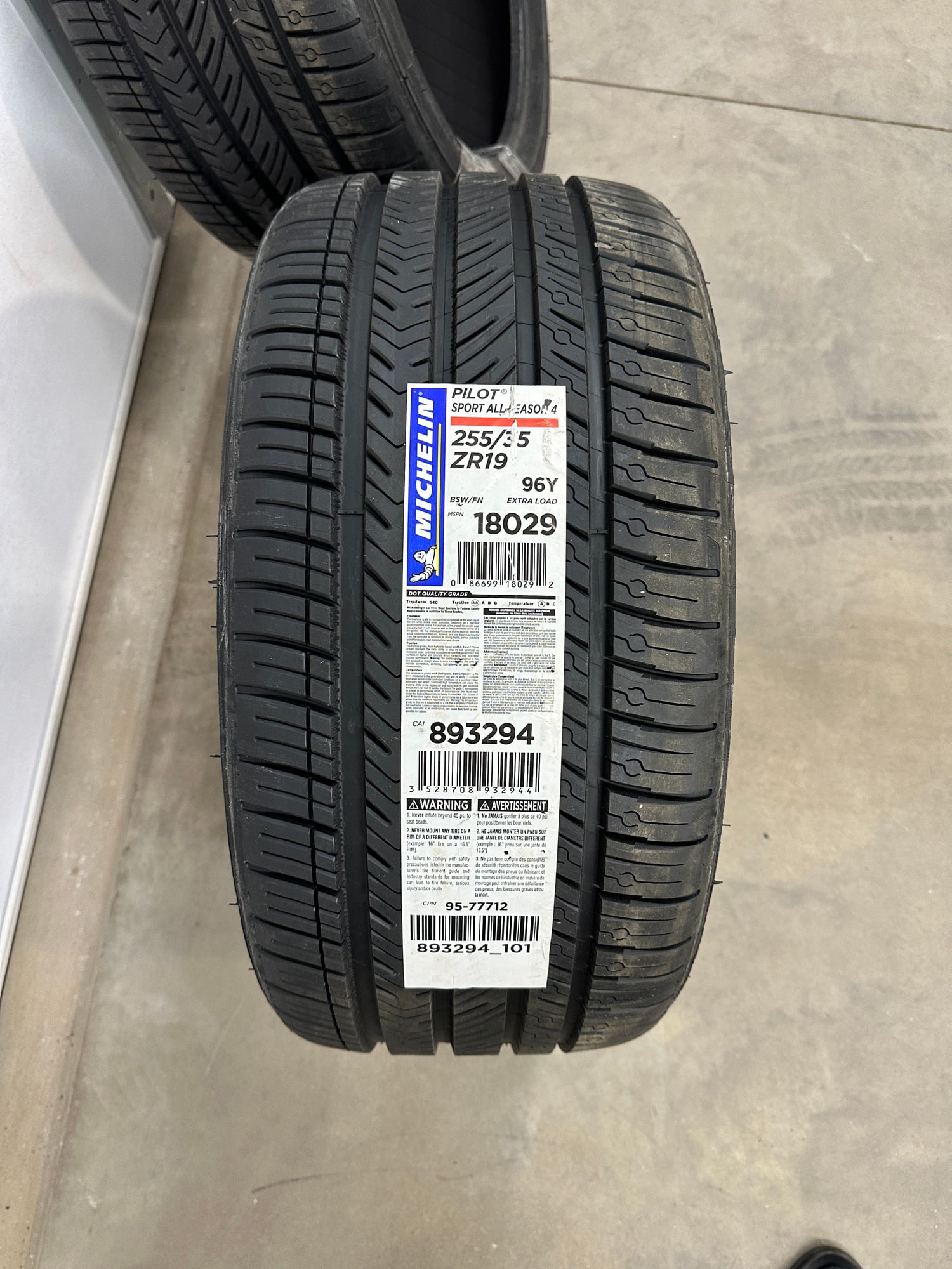 Wheels and Tires/Axles - Pilot Sport All Season 4. 255/35/19 & 275/35/19 - New - 2019 to 2021 Mercedes-Benz C63 AMG S - Clovis, NM 88101, United States