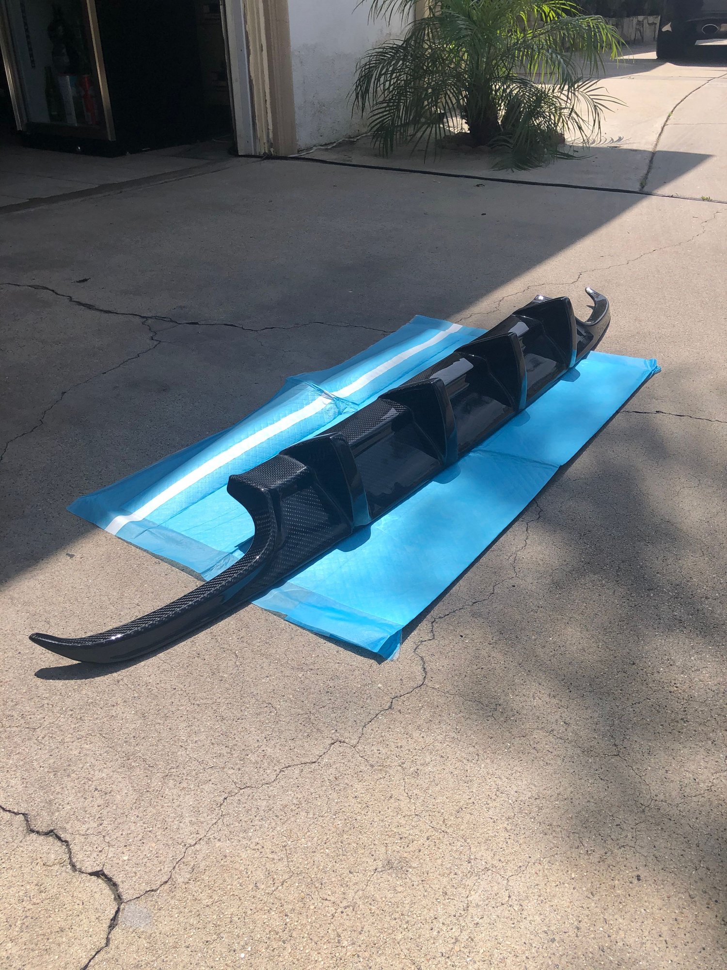 Exterior Body Parts - W211 E55/E63 4-Fin Carbon Fiber Rear Diffuser - New - 2006 to 2009 Mercedes-Benz E63 AMG - 2003 to 2006 Mercedes-Benz E55 AMG - Van Nuys, CA 91411, United States