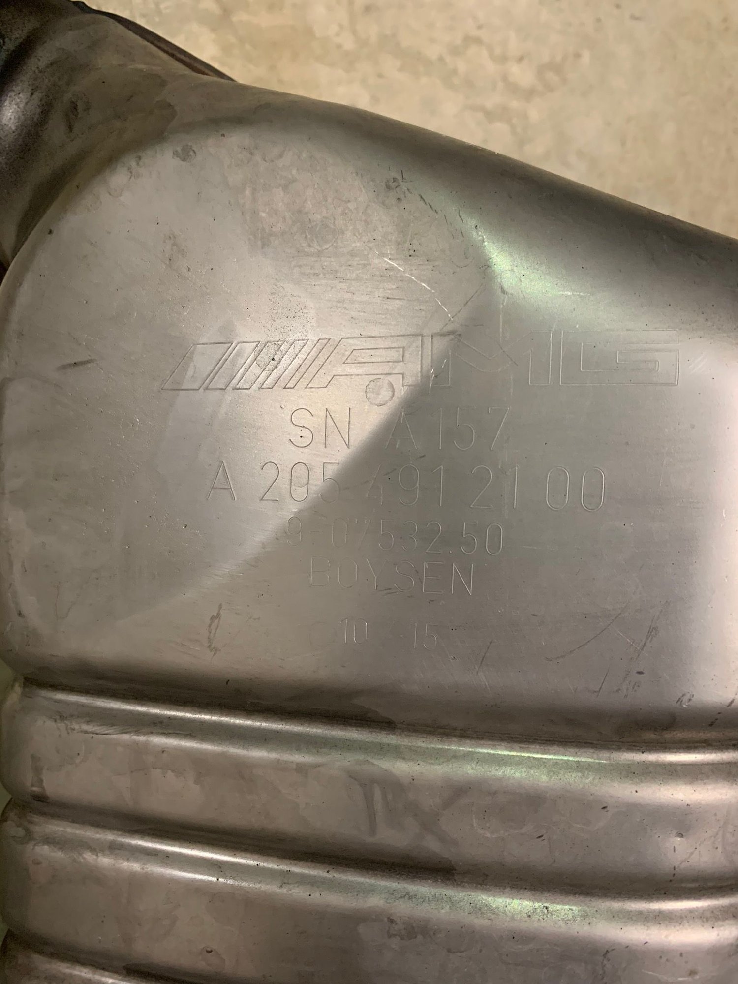 Engine - Exhaust - FS: C450/43 OEM AMG mufflers - Used - 2015 Mercedes-Benz C400 - 2015 to 2018 Mercedes-Benz C300 - 2016 Mercedes-Benz C450 AMG - 2017 to 2018 Mercedes-Benz C43 AMG - Elk Grove, CA 95757, United States