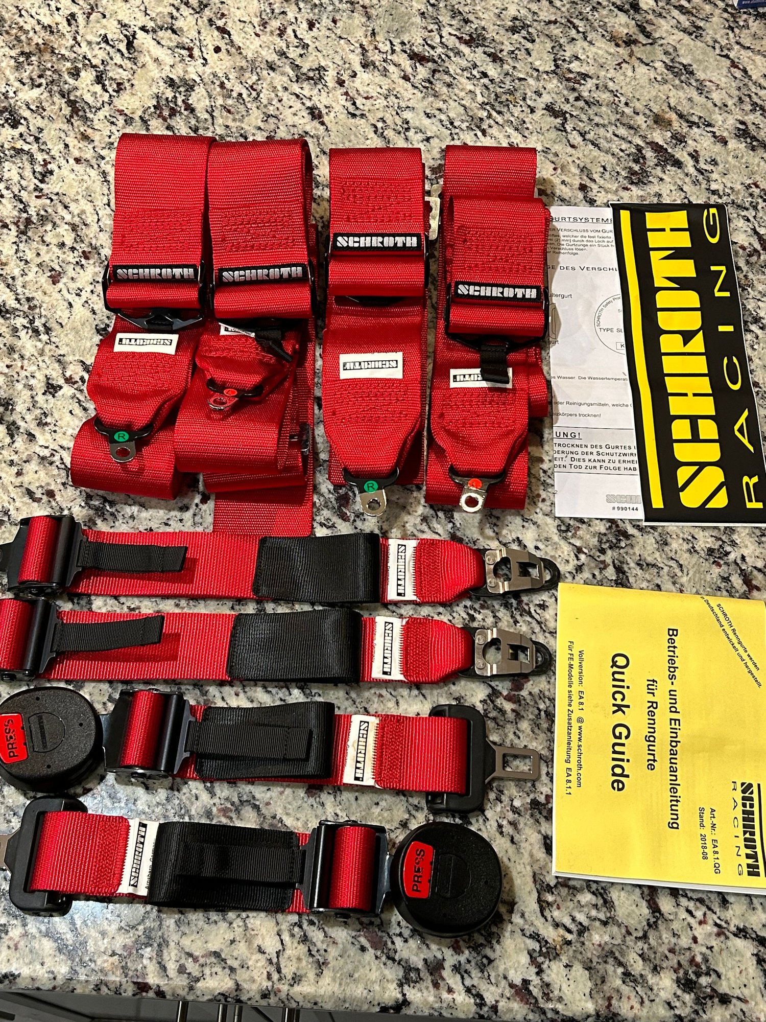 Interior/Upholstery - C190 AMG GT M-B / Schroth 4 Point Harnesses - Used - All Years Mercedes-Benz AMG GT - Port Saint Lucie, FL 34953, United States