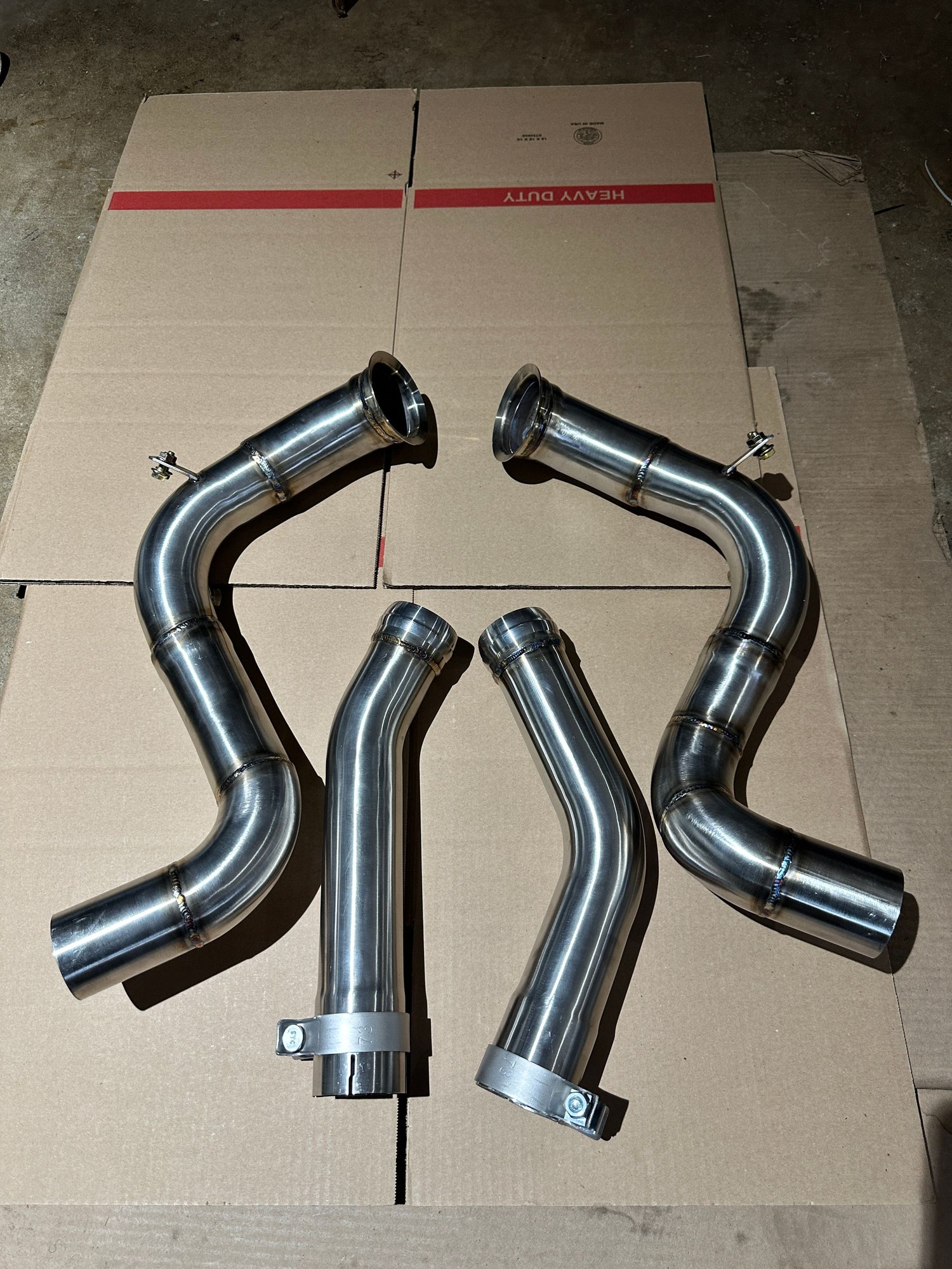 Engine - Exhaust - 2018-2022 E63S E63 M177 3” Catless Downpipes - New - 2018 to 2022 Mercedes-Benz E63 AMG S - 2018 to 2022 Mercedes-Benz E63 AMG - Columbus, OH 43213, United States