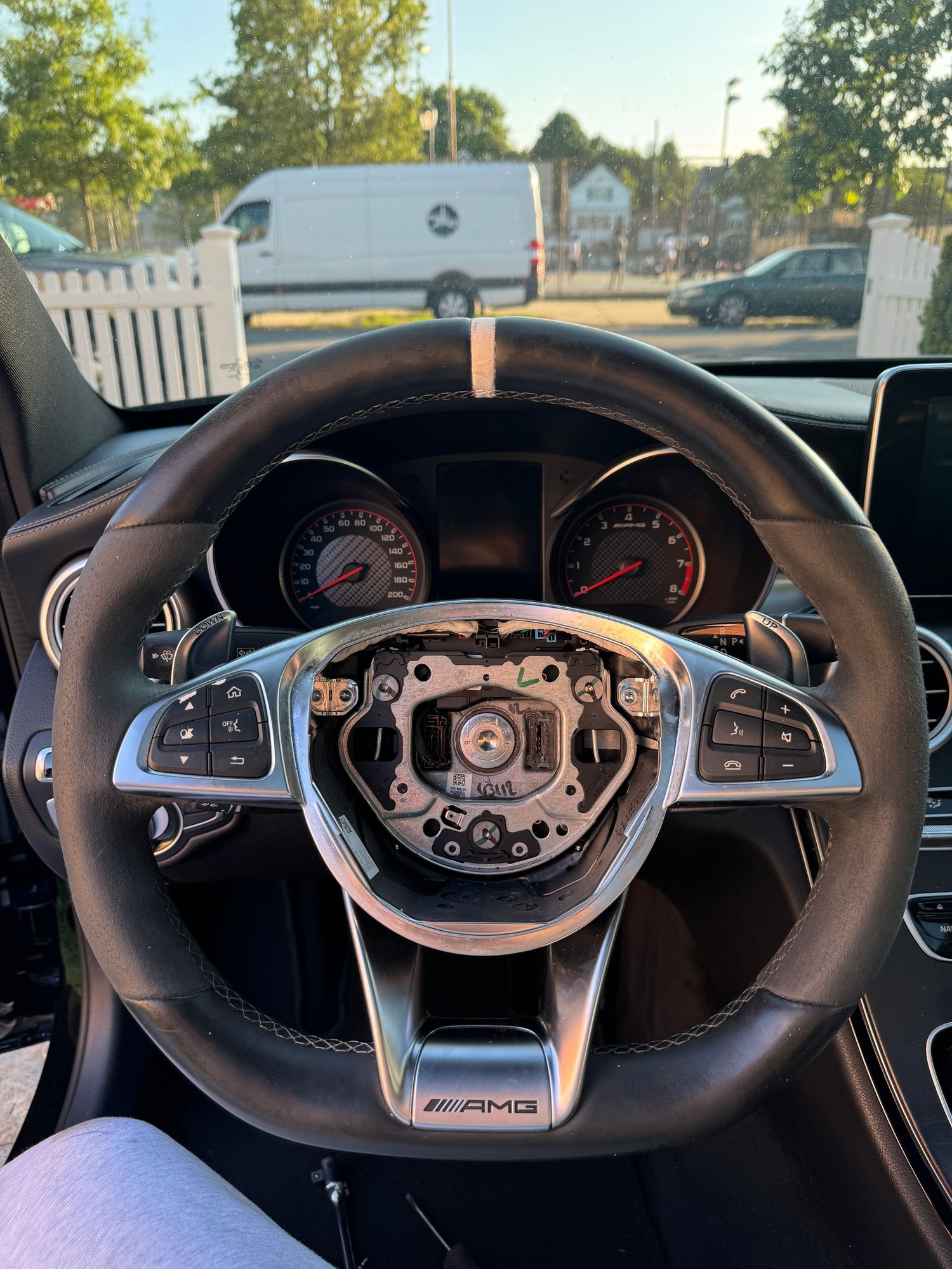 Steering/Suspension - W205 C63S Steering Wheel - Used - 2015 to 2018 Mercedes-Benz C63 AMG S - 2015 to 2018 Mercedes-Benz C43 AMG - 2015 to 2018 Mercedes-Benz C-Class - Paramus, NJ 07652, United States