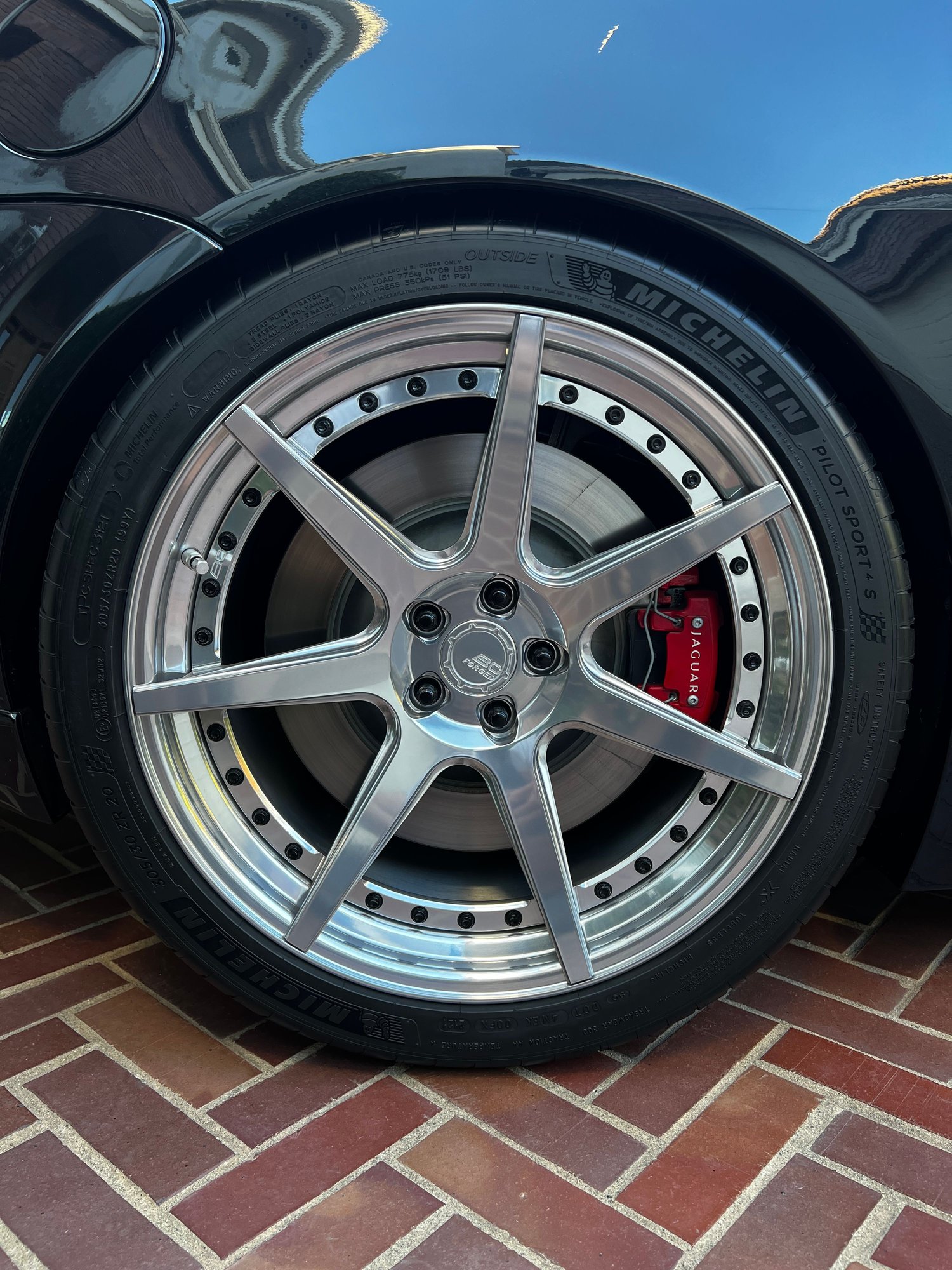 Wheels and Tires/Axles - BC Forged HCS 37 Multi-Piece 5x108 5x112 Wheels w/ Michelin Pilot Sport 4S Tires - Used - 0  All Models - Pleasanton, CA 94566, United States