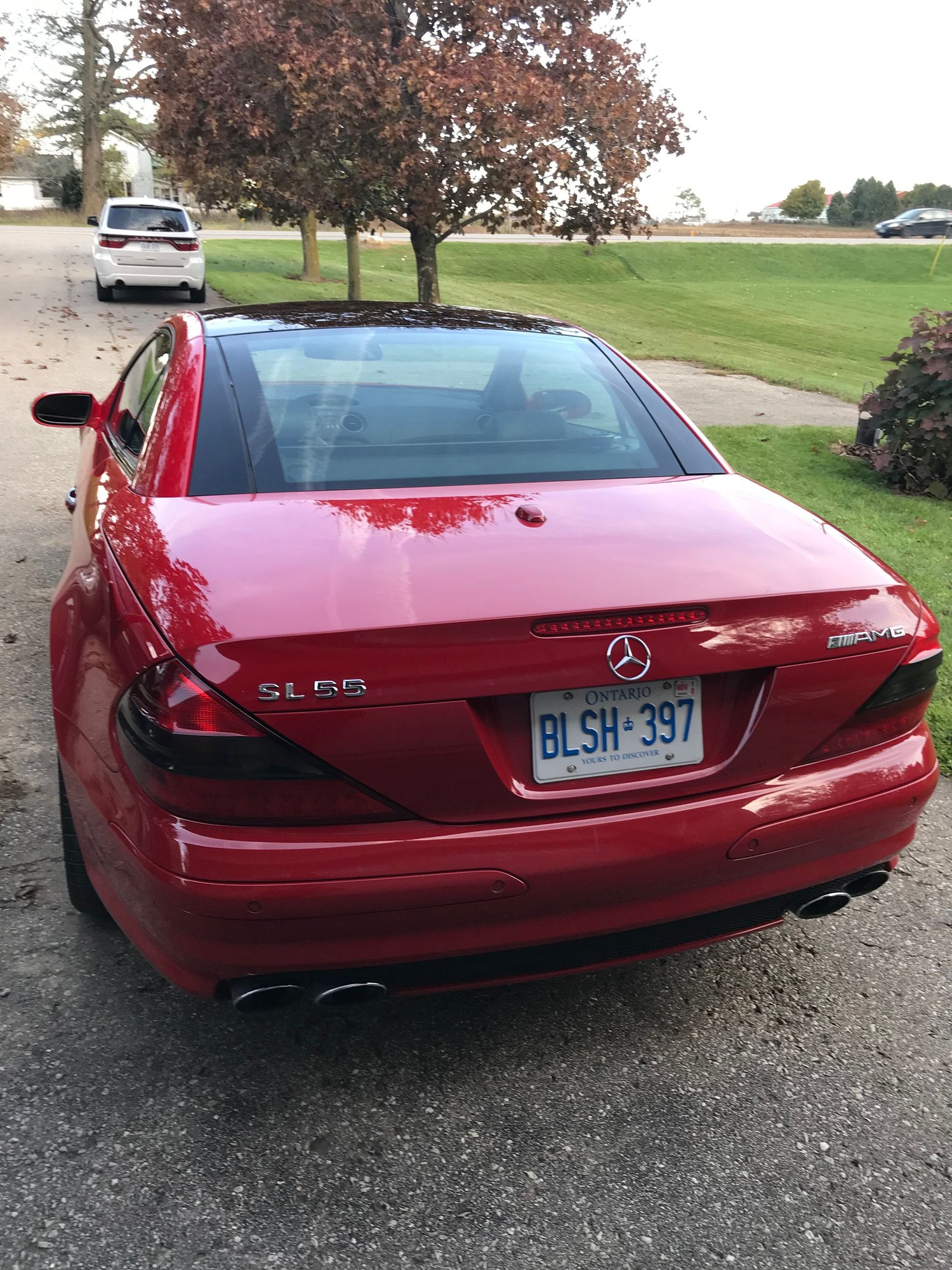 2005 Mercedes-Benz SL55 AMG - 2005 SL55 AMG - Used - VIN wdbsk74f45f089830 - 8 cyl - 2WD - Automatic - Convertible - Red - Norwich, ON N0J1P0, Canada
