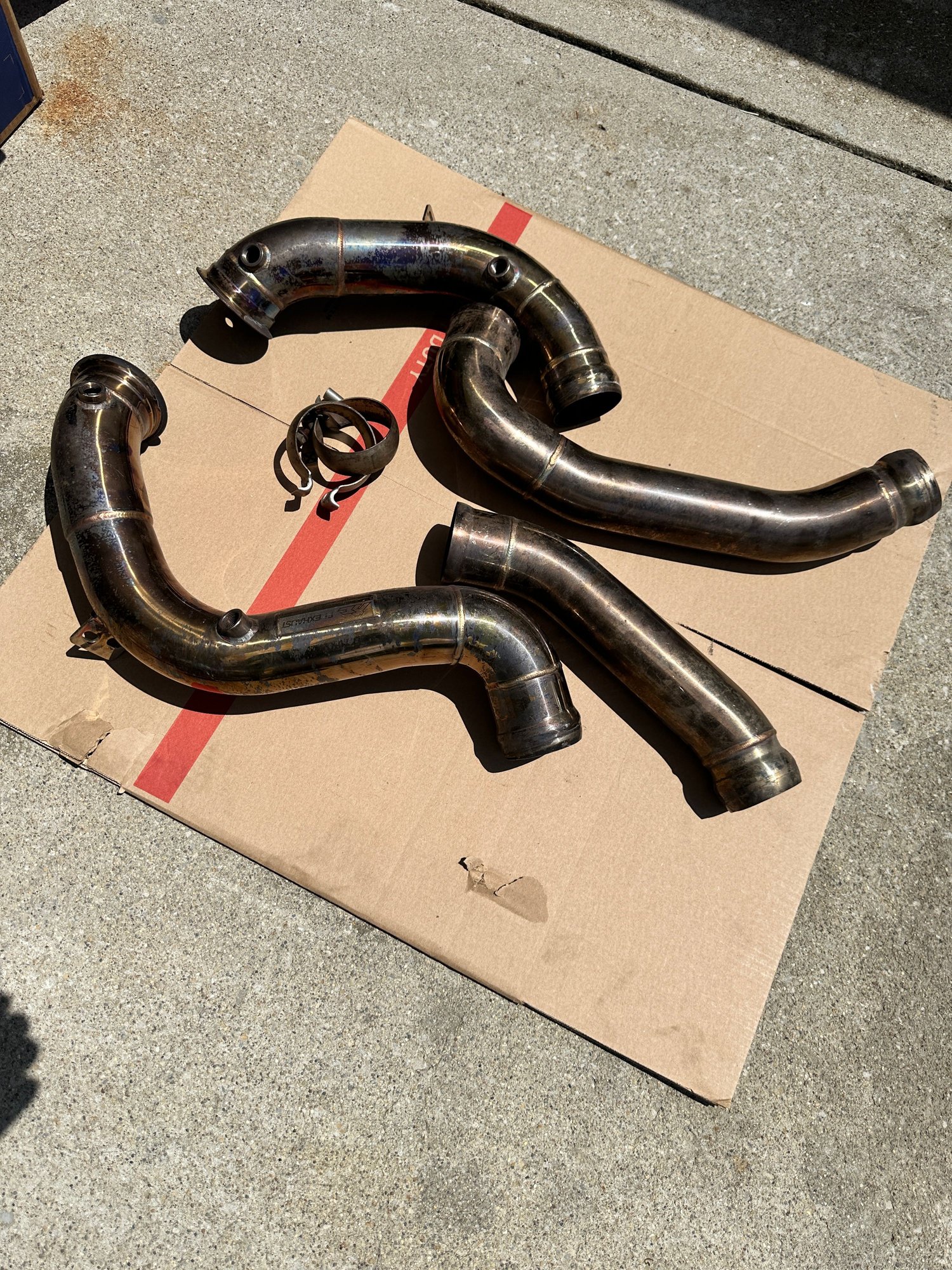 Engine - Exhaust - C63 Fi Exhaust Catless Downpipes - Used - 2015 to 2021 Mercedes-Benz C63 AMG - 2015 to 2021 Mercedes-Benz C63 AMG S - Columbus, OH 43213, United States