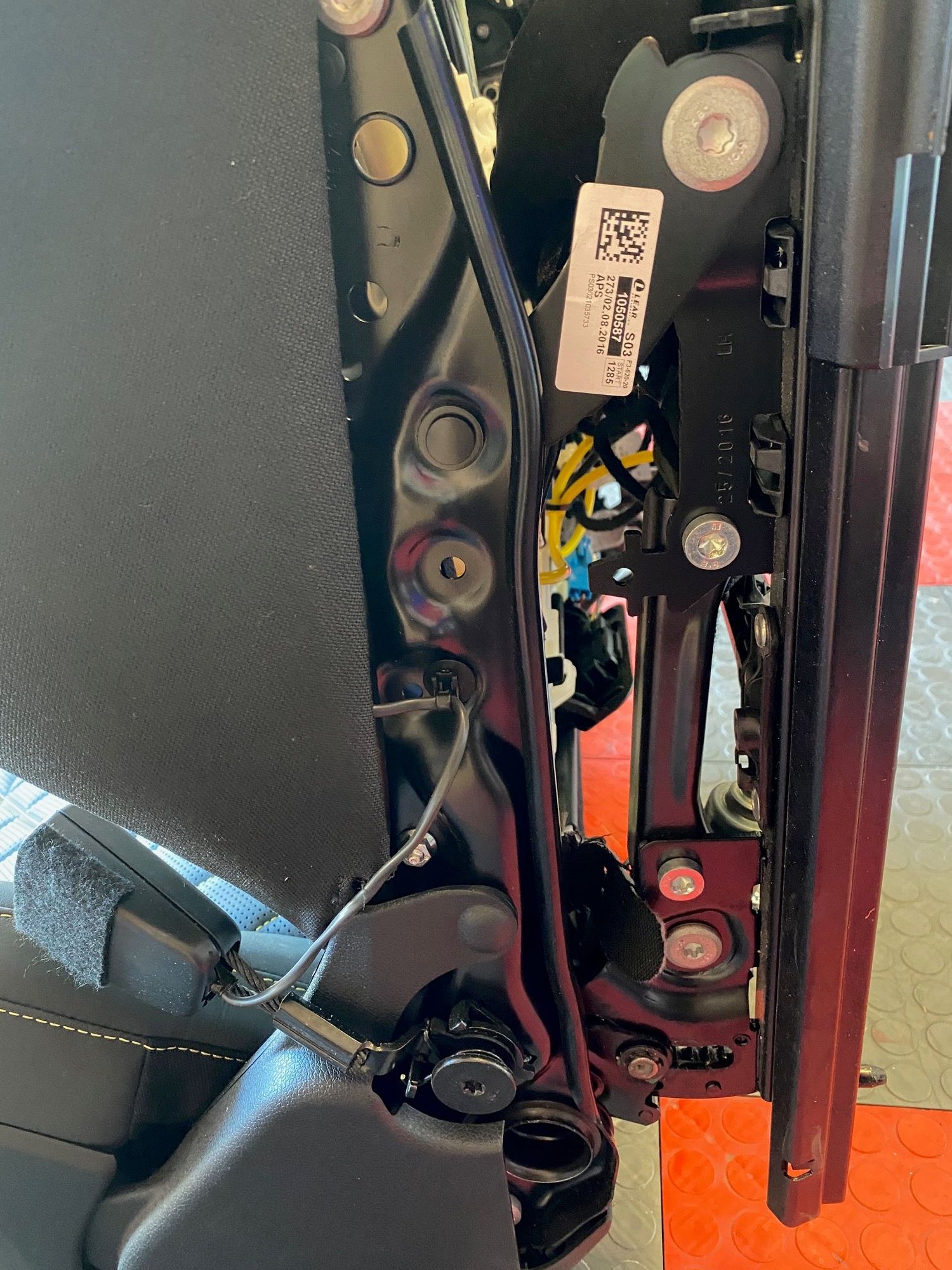 Interior/Upholstery - Rare Mercedes-Benz OEM Front AMG Performance Bucket Seats Edition One Yellow Stitches - Used - San Ramon, CA 94582, United States