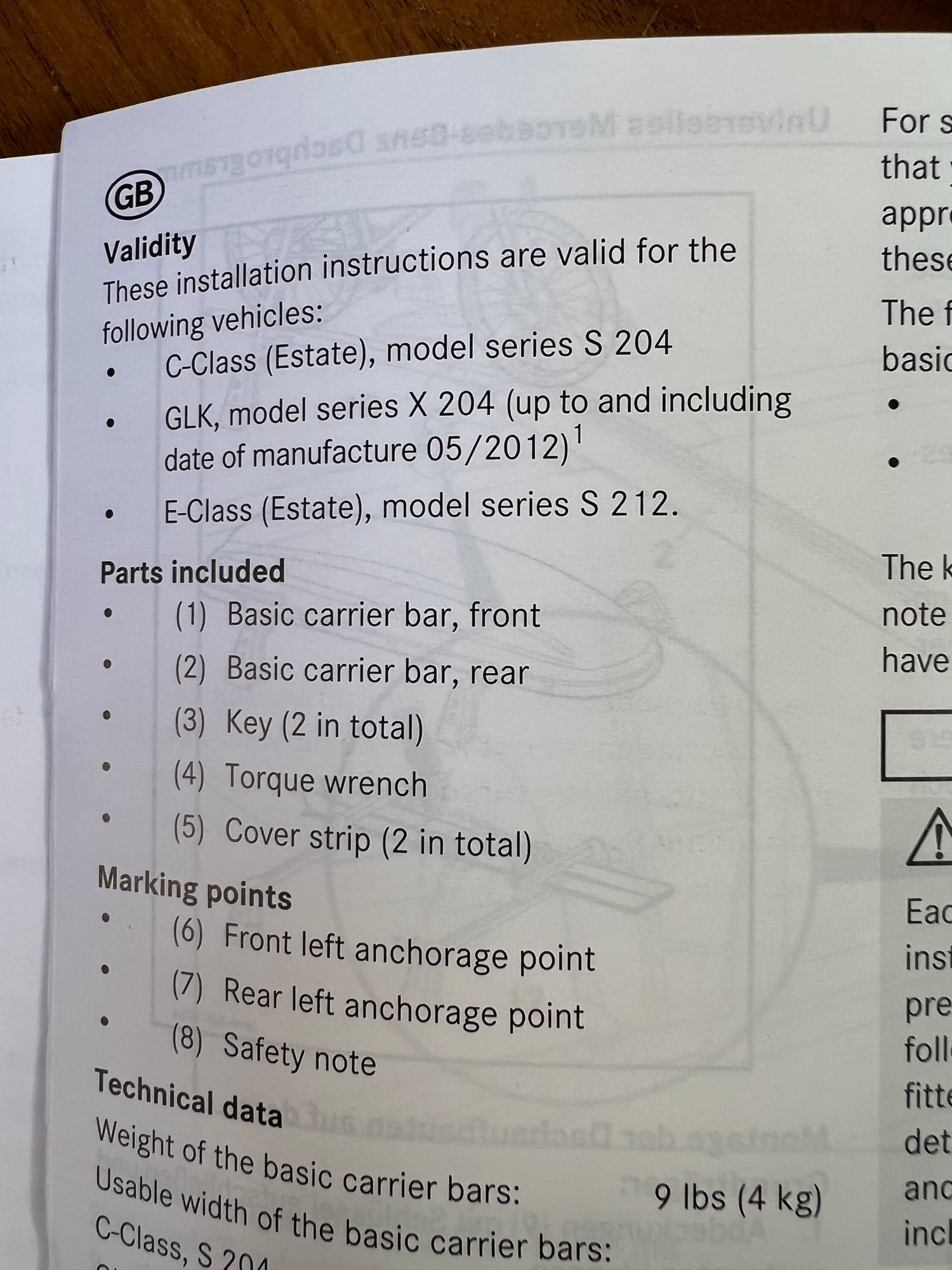 Accessories - $150 - Roof Rack - Base Carrier (C & E Class, GLK) - Used - 2010 to 2016 Mercedes-Benz E350 - Irvine, CA 92618, United States