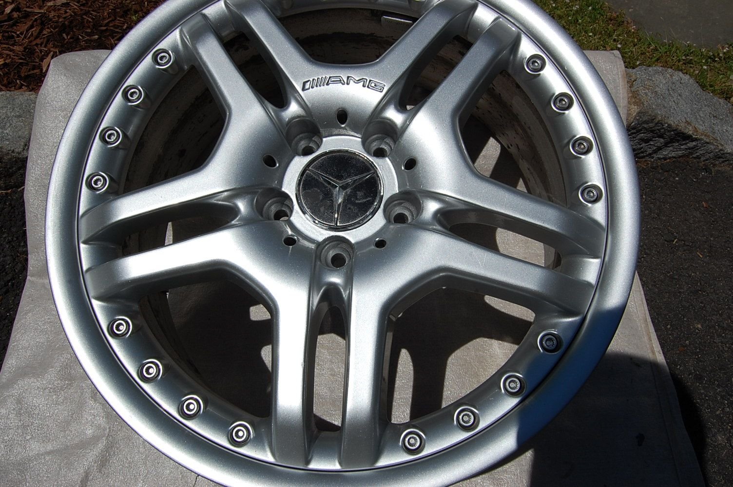 Wheels and Tires/Axles - OEM AMG CLK55 W208 2-piece 18" rims - Used - 2001 to 2002 Mercedes-Benz CLK55 AMG - Morristown, NJ 07960, United States