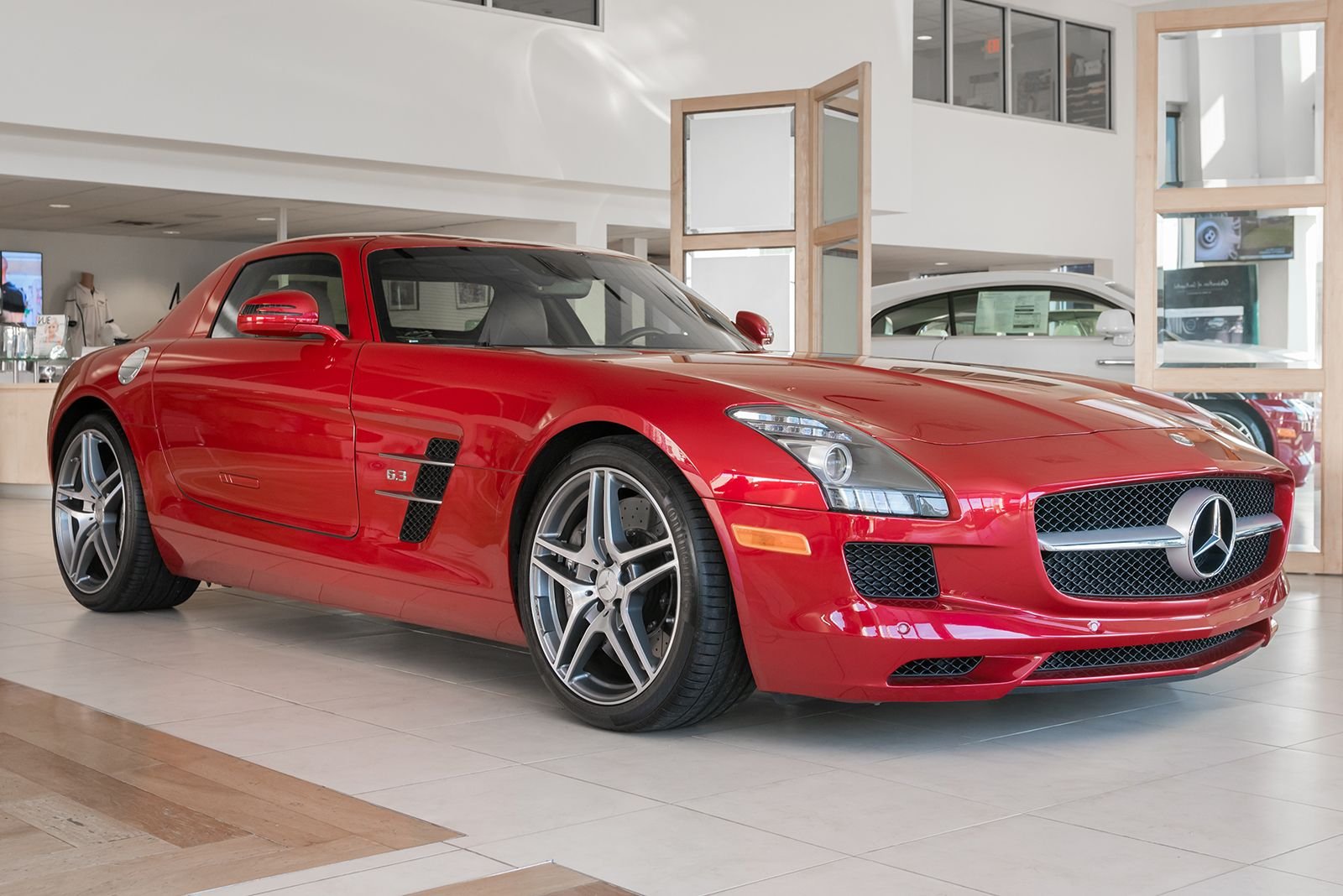2011 Mercedes-Benz SLS AMG - SLS AMG Coupe - Perfectly Maintained Only 6,700 Miles - Used - VIN WDDRJ7HA3BA005612 - 6,700 Miles - 8 cyl - 2WD - Automatic - Coupe - Red - Nassau, NY 11050, United States