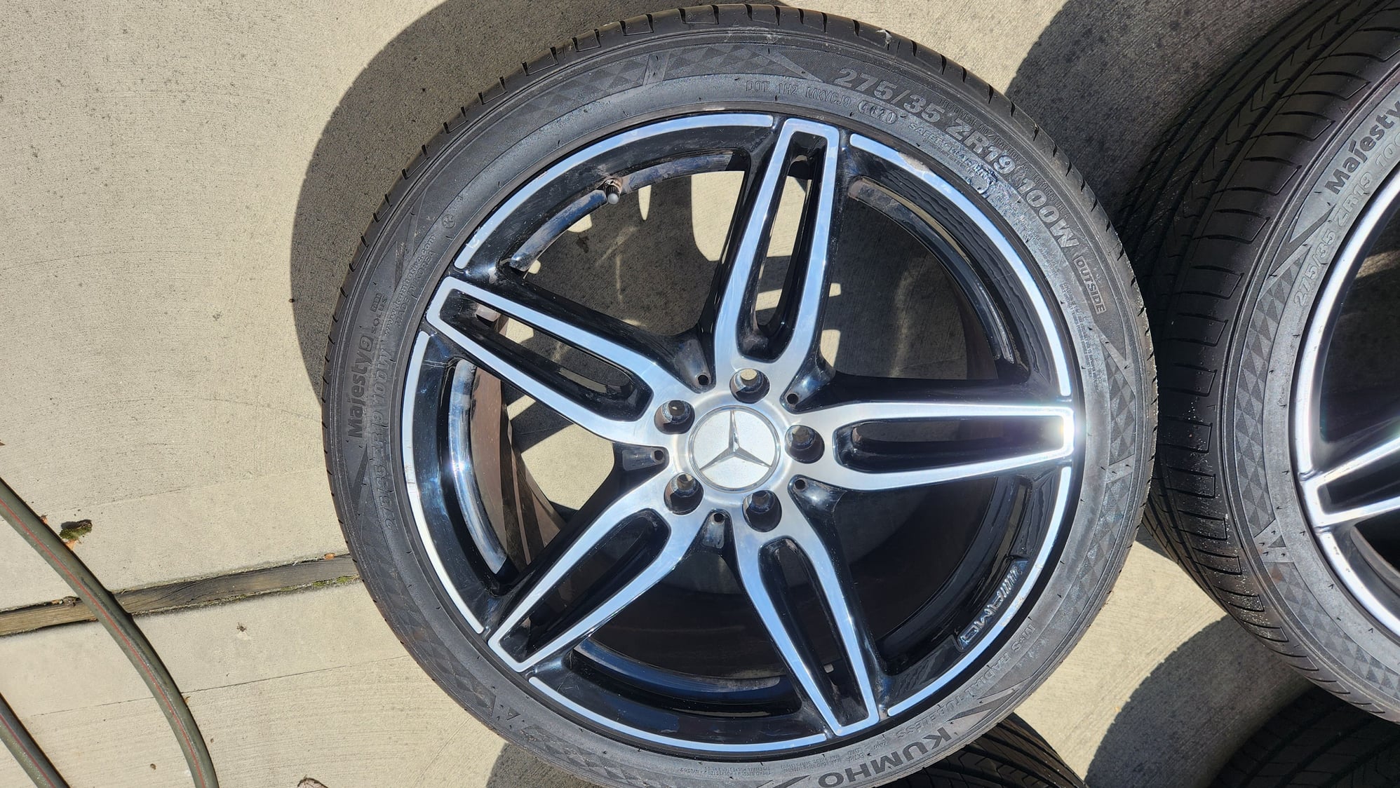 Wheels and Tires/Axles - OEM MB AMG 19" Bi-color wheels with new tires - Used - 2017 to 2024 Mercedes-Benz E-Class - 2019 to 2024 Mercedes-Benz E53 AMG - 2017 to 2018 Mercedes-Benz E43 AMG - Staten Island, NY 10314, United States
