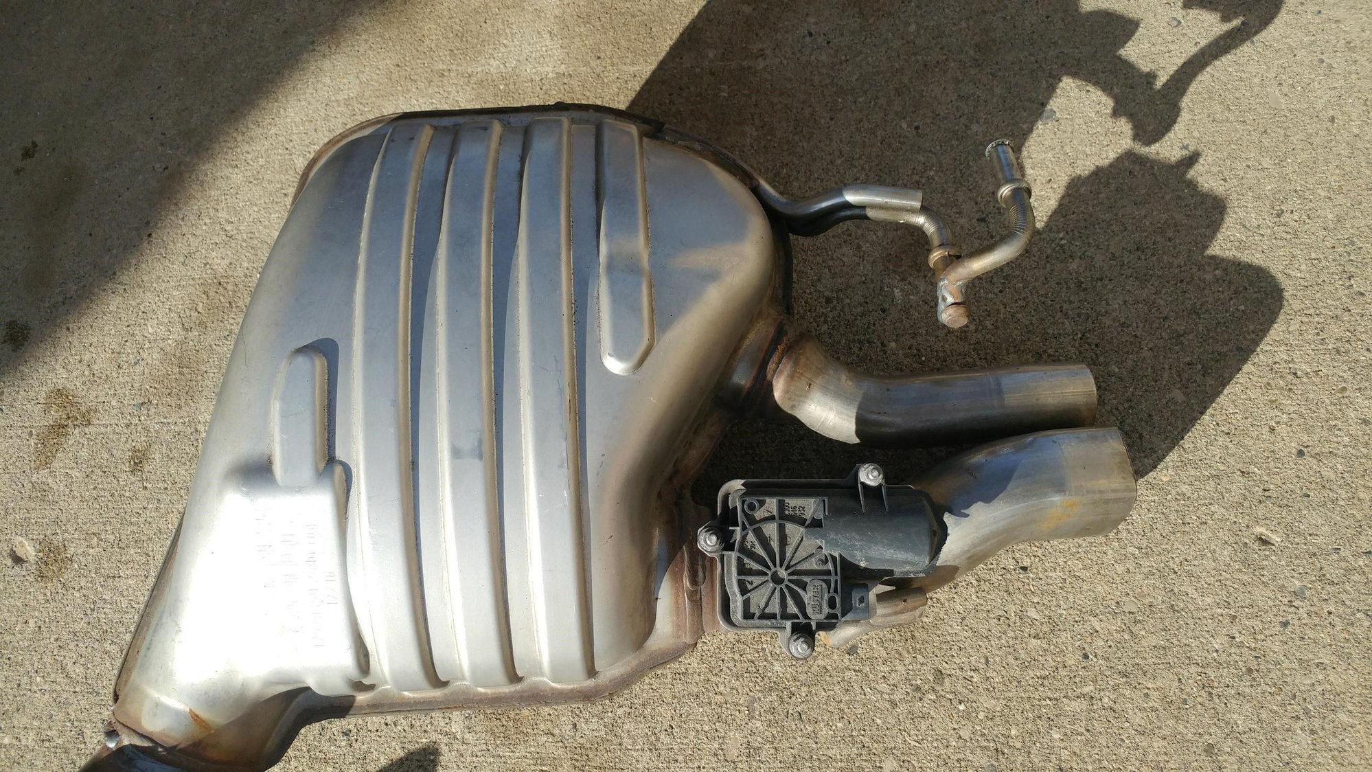 Engine - Exhaust - 2016 Mercedes C63S mufflers - Used - Edmonton, AB T6A0A0, Canada