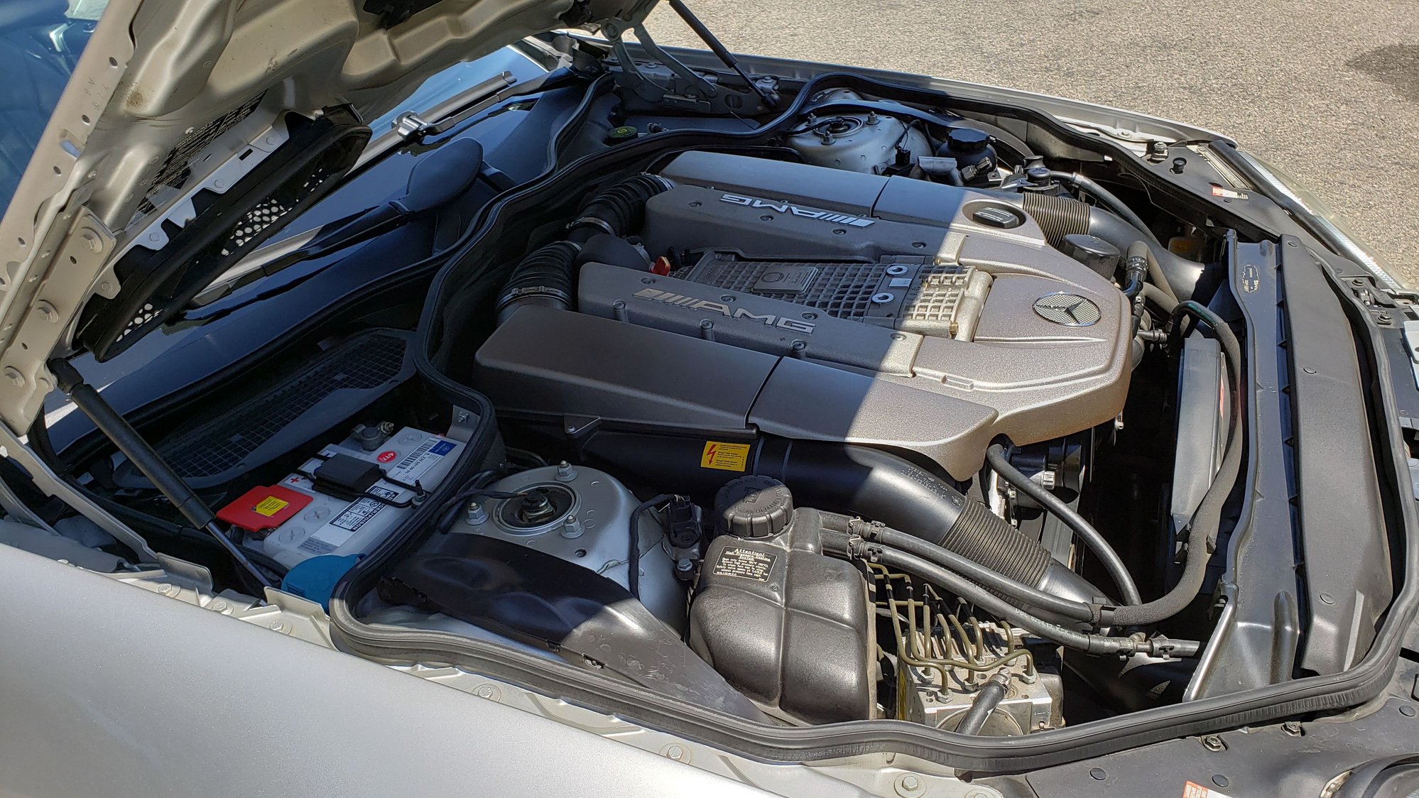 2004 Mercedes-Benz SL55 AMG - 2004 SL55 AMG for sale - Used - VIN WDBSK74F14F064057 - 128,000 Miles - 8 cyl - 2WD - Automatic - Convertible - Silver - Los Angeles, CA 90027, United States