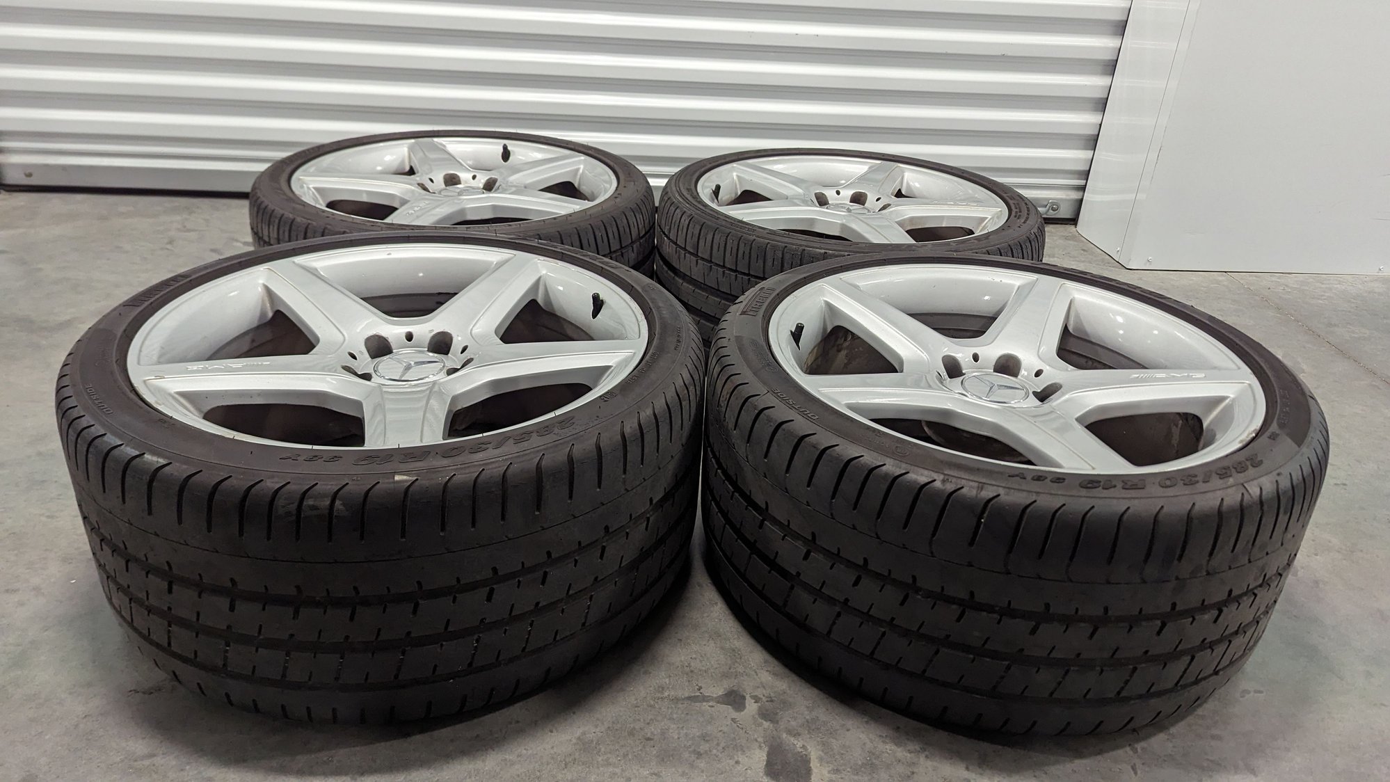 Wheels and Tires/Axles - W219 CLS55 CLS500 CLS550 19" 5 Spoke Wheels Rims - Used - 2006 to 2010 Mercedes-Benz CLS-Class - Cypress, CA 90630, United States