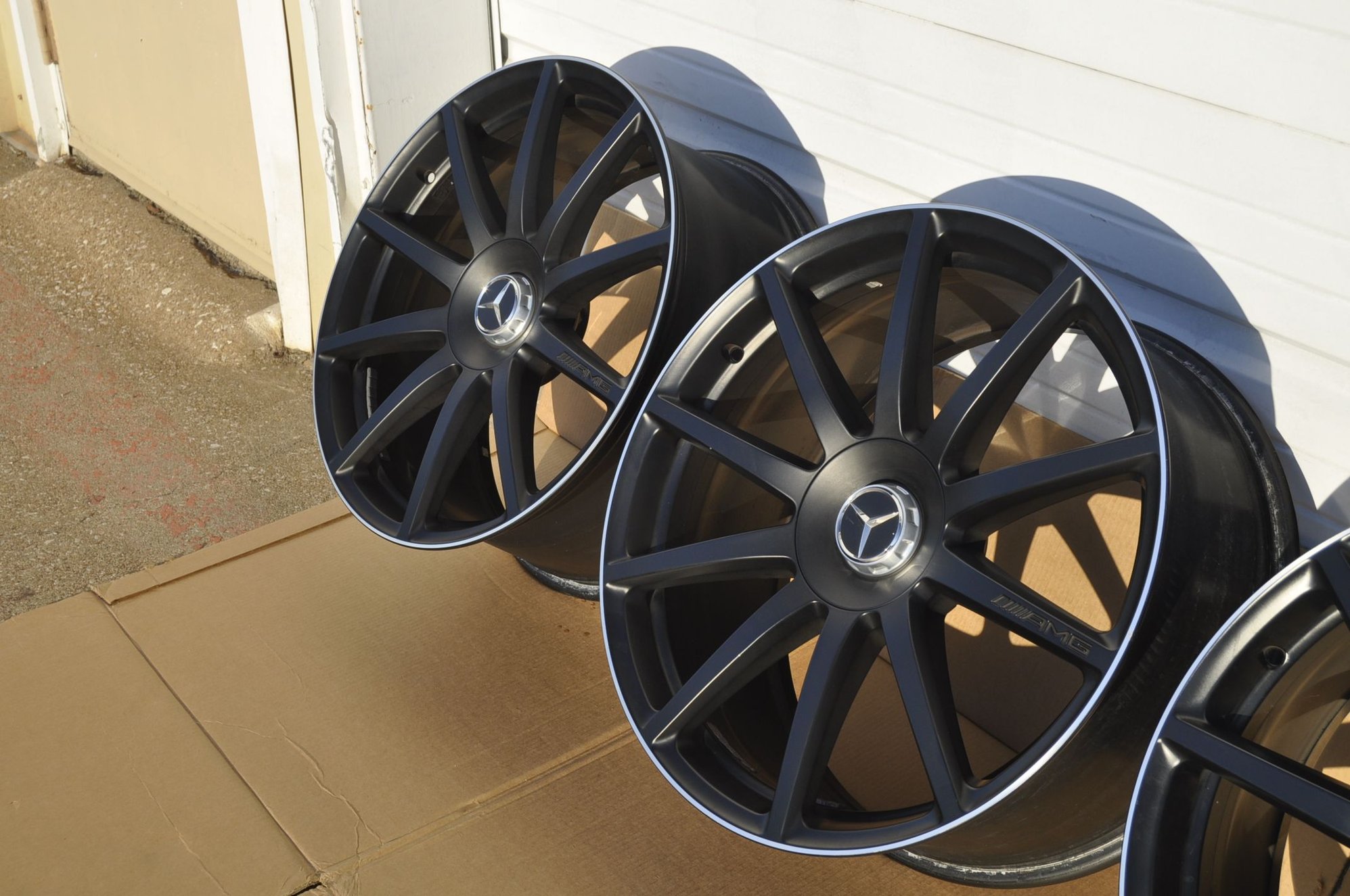 Wheels and Tires/Axles - Black S63 AMG 10 Spoke forged wheels, 20x9.5 20x8.5 - Used - 2013 to 2020 Mercedes-Benz S63 AMG - 2013 to 2020 Mercedes-Benz S600 - Plano, TX 75093, United States