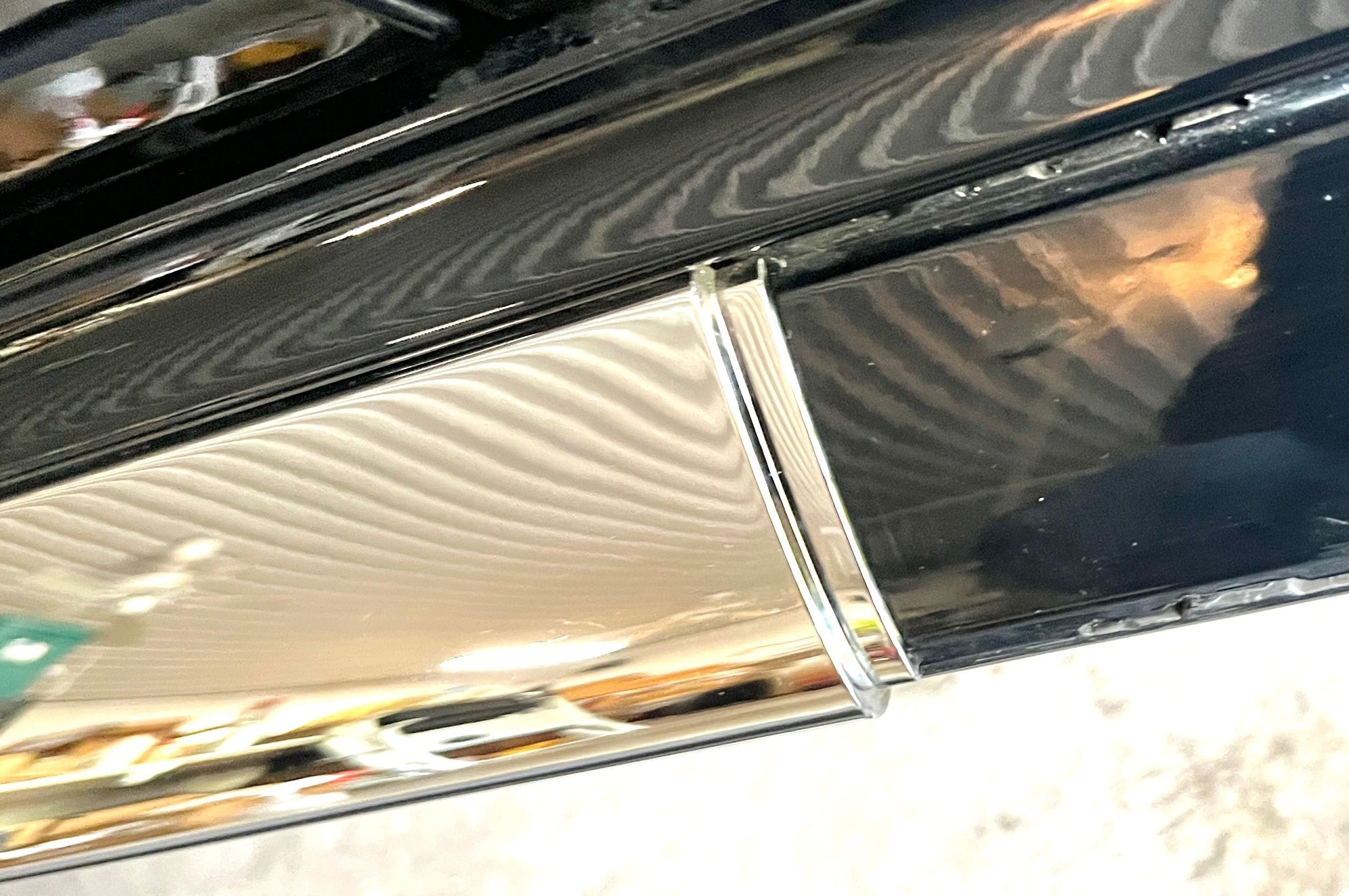 Rear trim removed. 