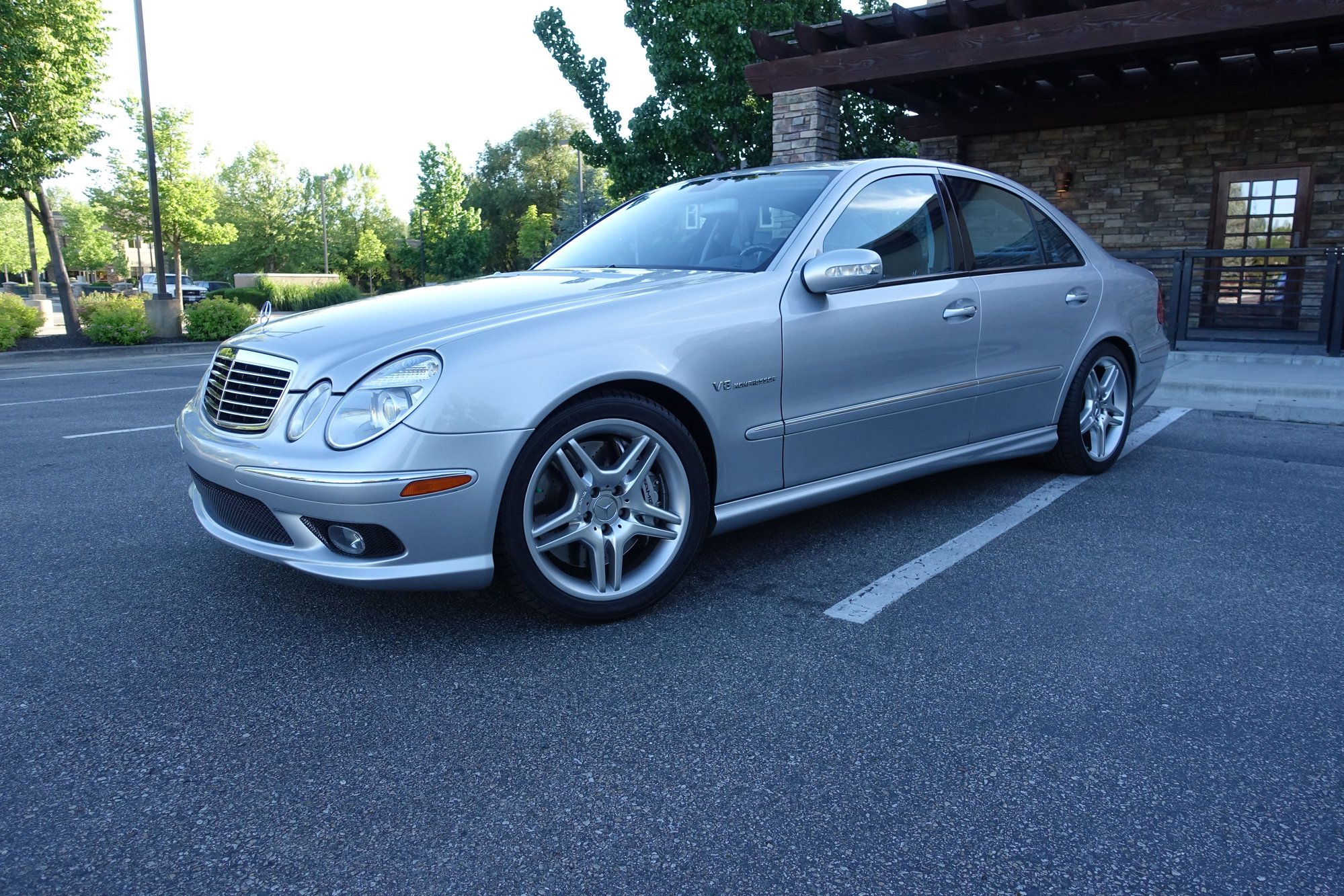 2003 Mercedes-Benz E55 AMG - 2003 E55 AMG 70k miles - Silver - 2nd owner Great shape - $14,000 - Used - VIN WDBUF76J73A308644 - 69,800 Miles - 8 cyl - 2WD - Automatic - Sedan - Silver - Boise, ID 83616, United States