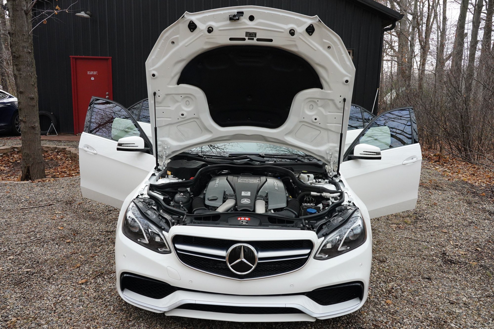 2014 Mercedes-Benz E63 AMG - 2014 AMG E63, Tuned by AMS at AMS, AMS heat exchanger, Renn Tech lowering & more - Used - VIN WDDHF9CB5EA839068 - 24,818 Miles - 8 cyl - AWD - Automatic - Sedan - White - Michigan City, IN 46360, United States