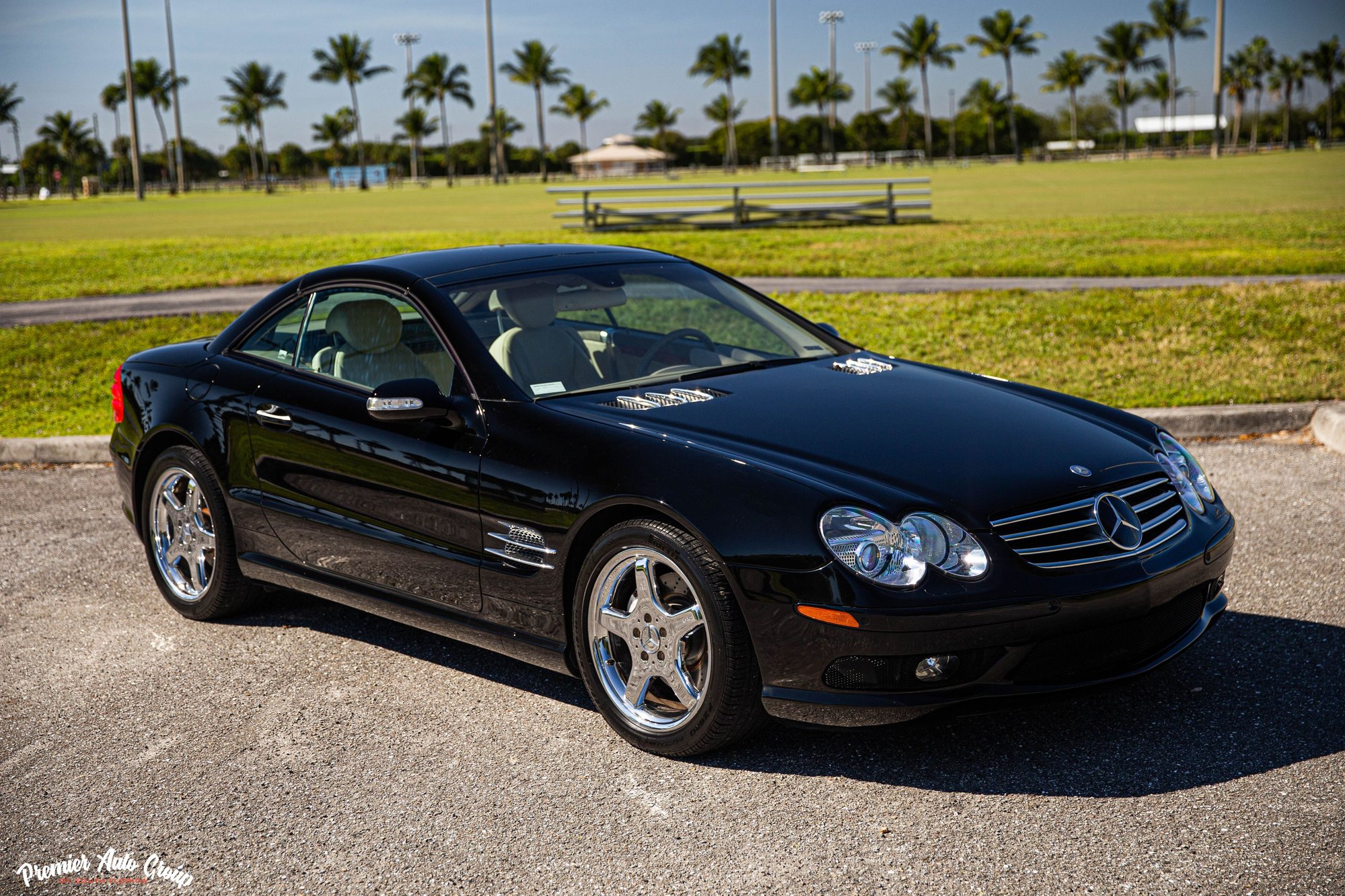 2003 Mercedes-Benz SL500 - 2003 MERCEDES BENZ SL500 SPORT 11K ACUTAL MILES - Used - VIN WDBSK75F73F025647 - 11,200 Miles - 8 cyl - 2WD - Automatic - Convertible - Black - West Palm Beach, FL 33414, United States