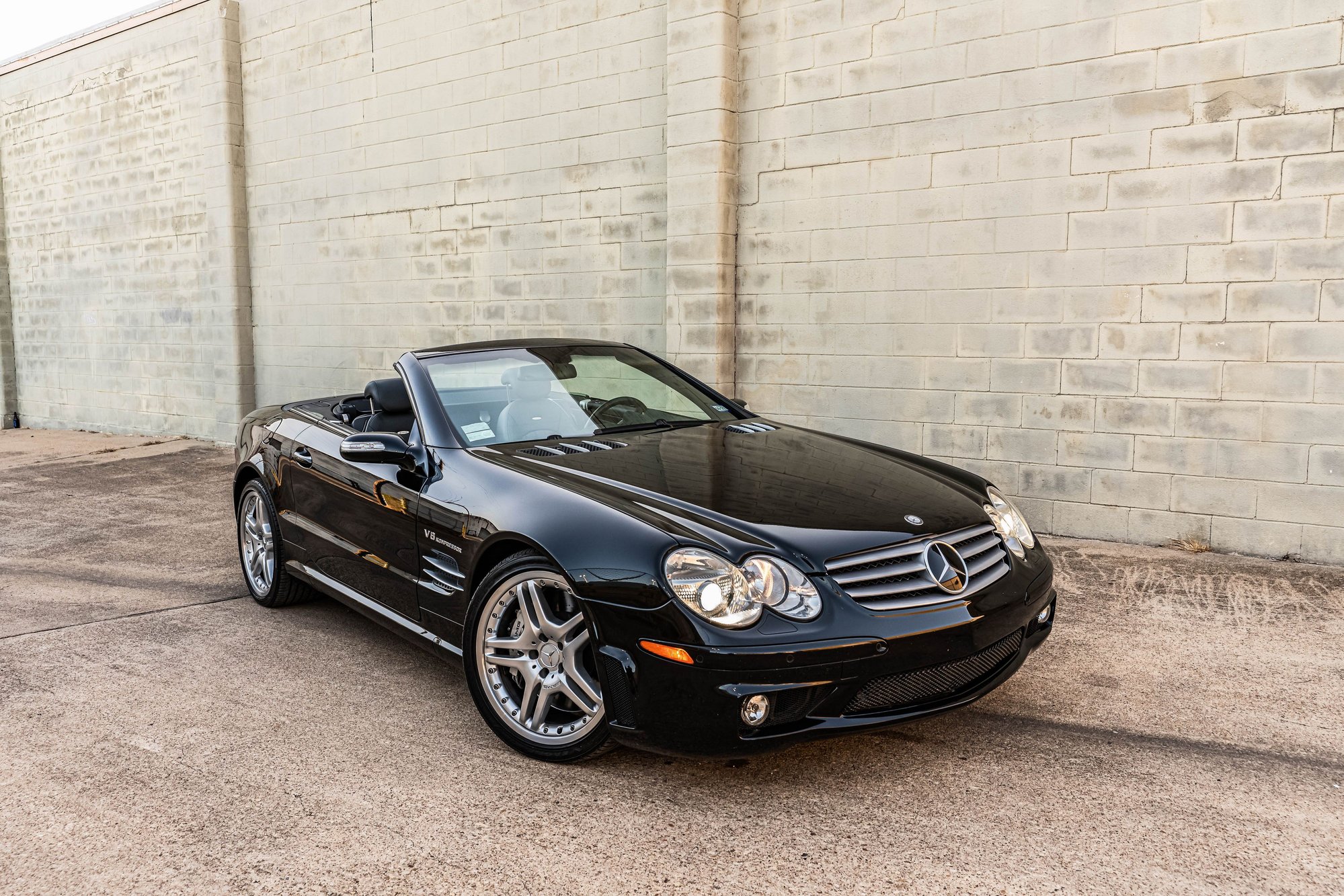 2006 Mercedes-Benz SL55 AMG - R230 SL55 ~ One of Forty Five P030 Cars ~ 54,600 Miles - Used - VIN WDBSK74F06F113980 - 54,600 Miles - 8 cyl - 2WD - Automatic - Convertible - Black - Waco, TX 76710, United States