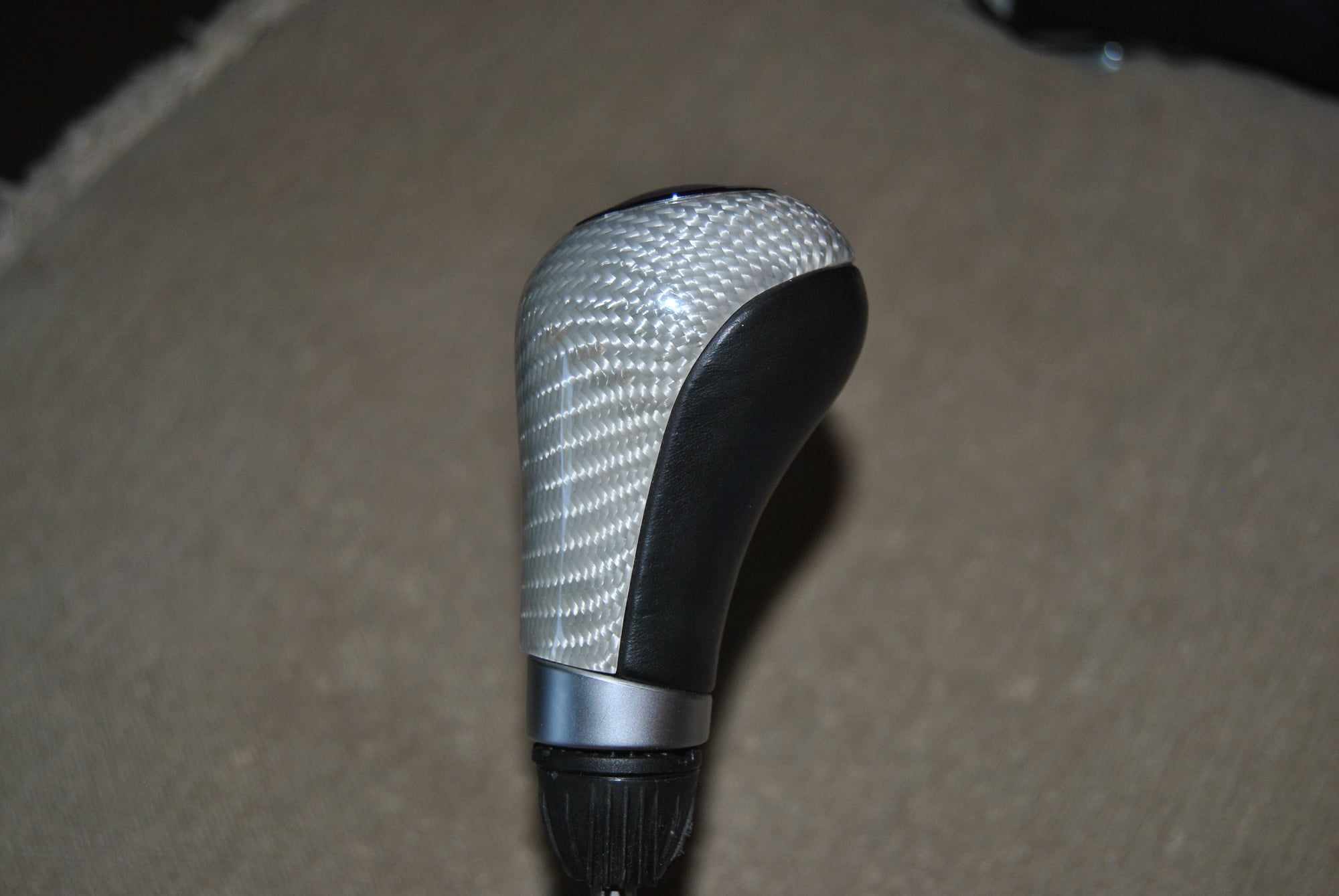 Interior/Upholstery - '01-'04 MB W203 Flat Bottom Carbon Fiber & Leather Steering Wheel/Gearshift Knob - Used - 2001 to 2004 Mercedes-Benz C240 - Upland, CA 91784, United States