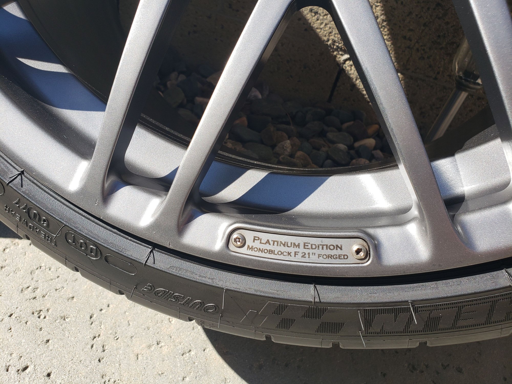Wheels and Tires/Axles - FS Brabus Forged Mono F 20/21" w/Michelin Tires and Sensors for an AMG GTS/SLS - Used - 2016 to 2020 Mercedes-Benz AMG GT - Seal Beach, CA 90740, United States