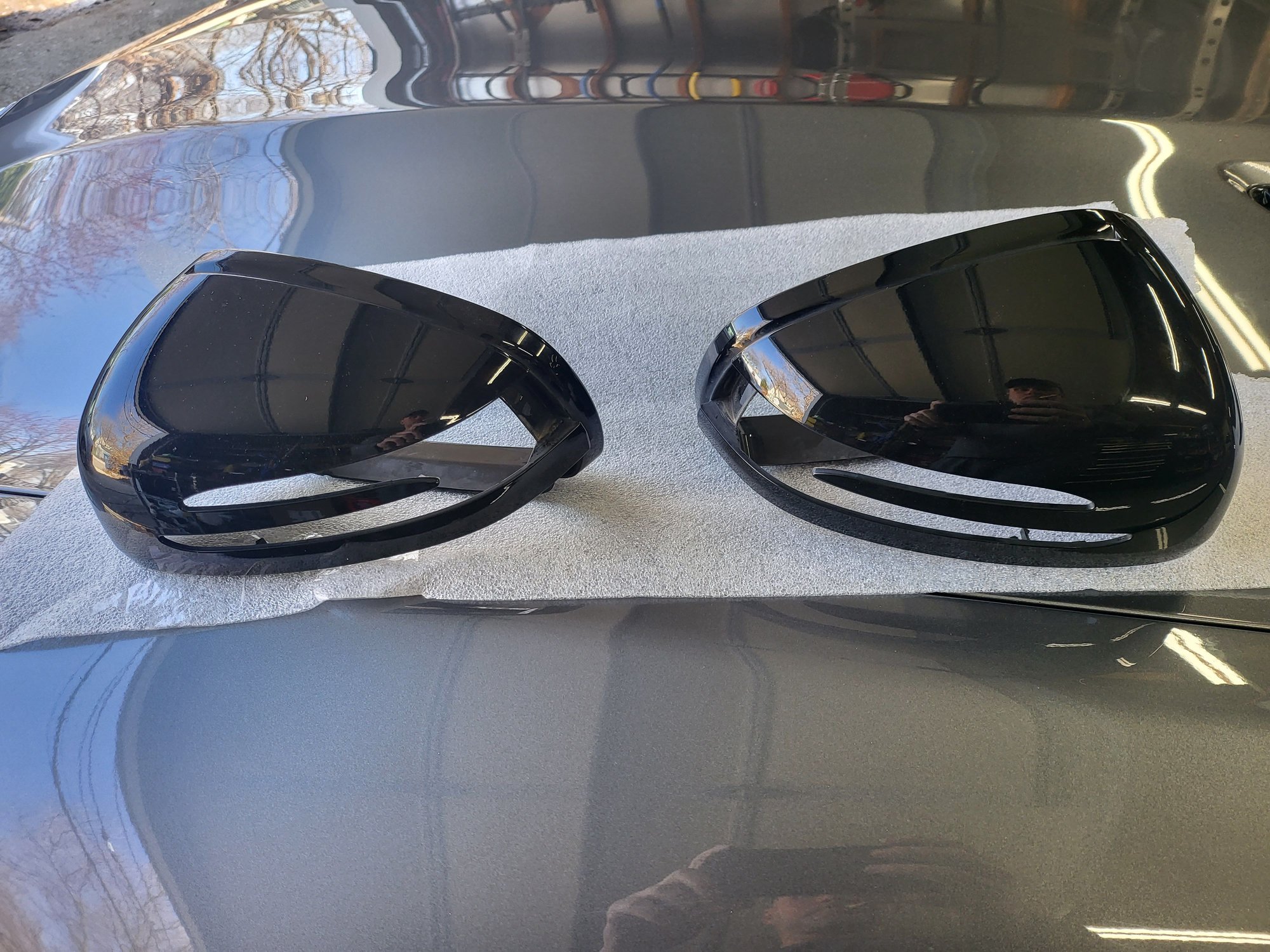 Exterior Body Parts - AMG GTS Edition One Black Mirror Covers - Used - 2016 to 2019 Mercedes-Benz AMG GT S - 2016 to 2019 Mercedes-Benz AMG GT - Itasca, IL 60143, United States