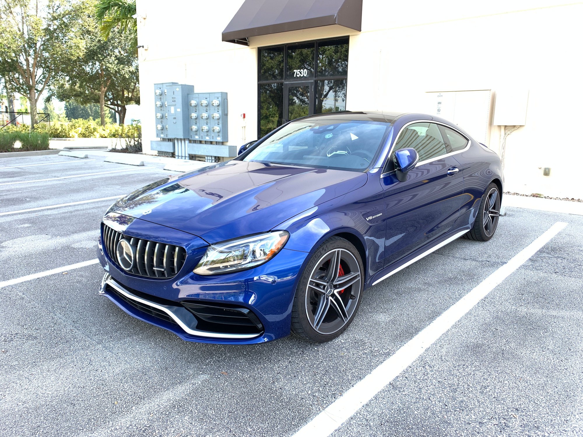 2019 Mercedes-Benz C63 AMG S - 2019 AMG C63S 2-Door Coupe ~~Save Over $15K~~No Accidents 4,092 Miles ~~~MSRP $88,585 - Used - VIN WDDWJ8HB0KF837316 - 4,092 Miles - 8 cyl - 2WD - Automatic - Coupe - Blue - Stuart, FL 34997, United States