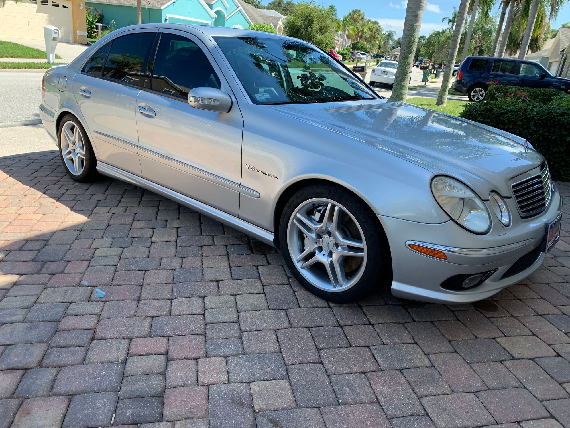 2005 Mercedes-Benz E55 AMG - 2005 E55 with upgrades in FL - Used - VIN WDBUFJ7J75AXXXXXX - 90,112 Miles - 8 cyl - 2WD - Automatic - Sedan - Silver - Melbourne, FL 32901, United States