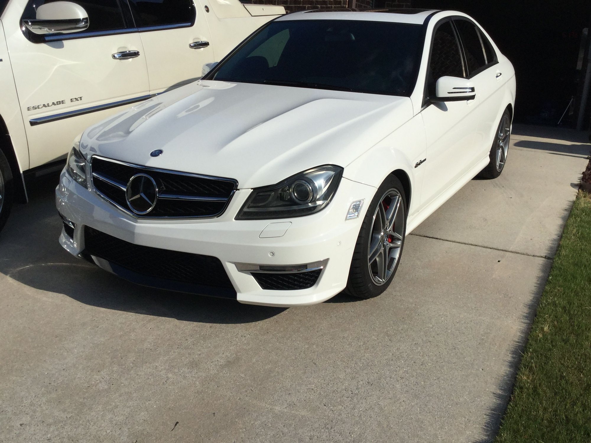 2013 Mercedes-Benz C63 AMG - 2013 Mercedes C63 AMG P31 Polar White w/ Red Designo Leather (Nicely Loaded) - Used - VIN WDDGF7HBXDA835265 - 39,570 Miles - 8 cyl - 2WD - Automatic - Sedan - White - Huntsville, AL 35824, United States