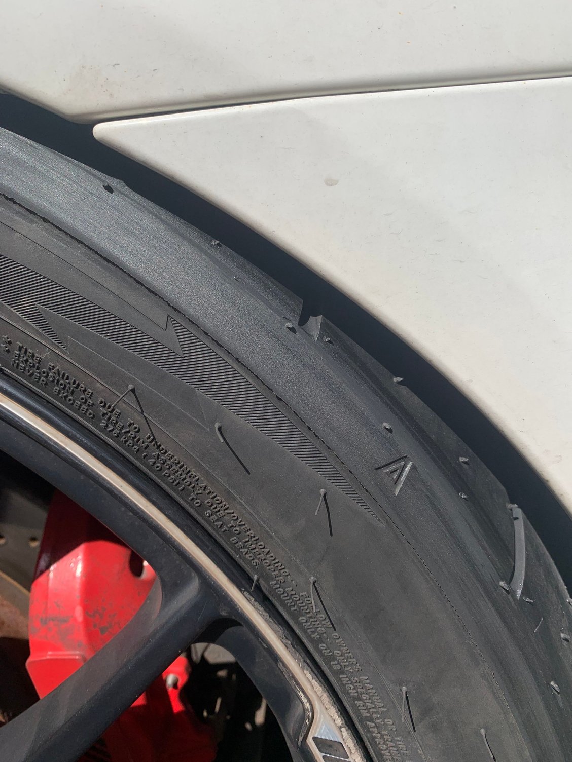 Toyo Tire Rubbing on Rear Fender Forums