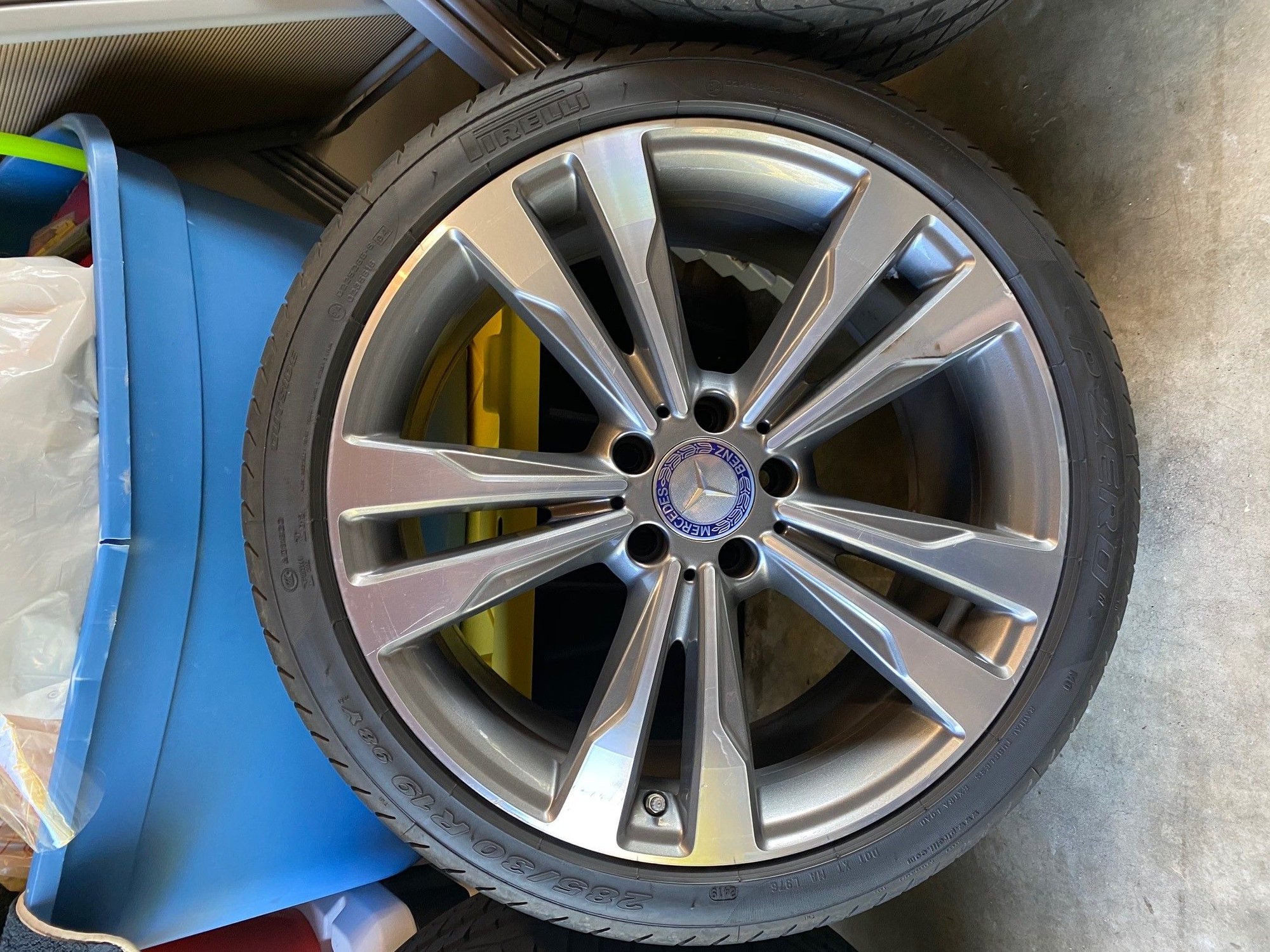 Wheels and Tires/Axles - 19" OEM Mercedes Wheels w/ almost NEW Pirelli P zero tires - Used - 0  All Models - Sandiego, CA 92067, United States