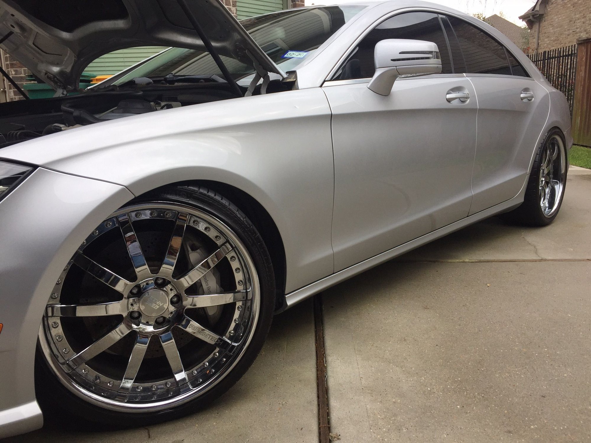 2012 Mercedes-Benz CLS550 - 2012 CLS550 Eurocharge Tune and Downpipes, Renntech Rims - Used - VIN WDDLJ7DB9CA027278 - 96,500 Miles - 8 cyl - 2WD - Automatic - Sedan - Silver - The Woodlands, TX 77354, United States