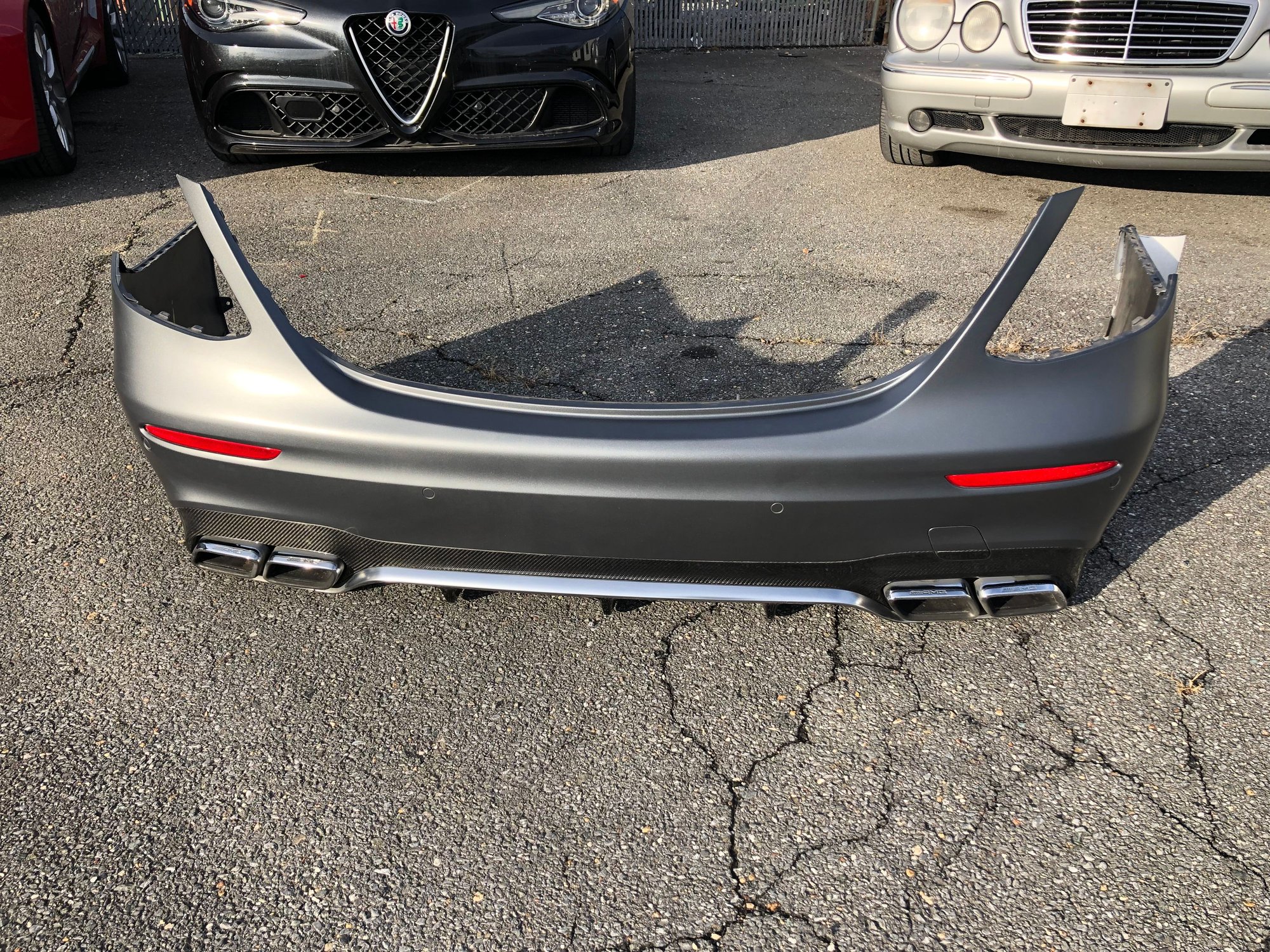 Exterior Body Parts - 2018 E63S AMG Rear Bumper w/ Tips & Lights - Used - 2017 to 2019 Mercedes-Benz E63 AMG S - Frederick, MD 21703, United States