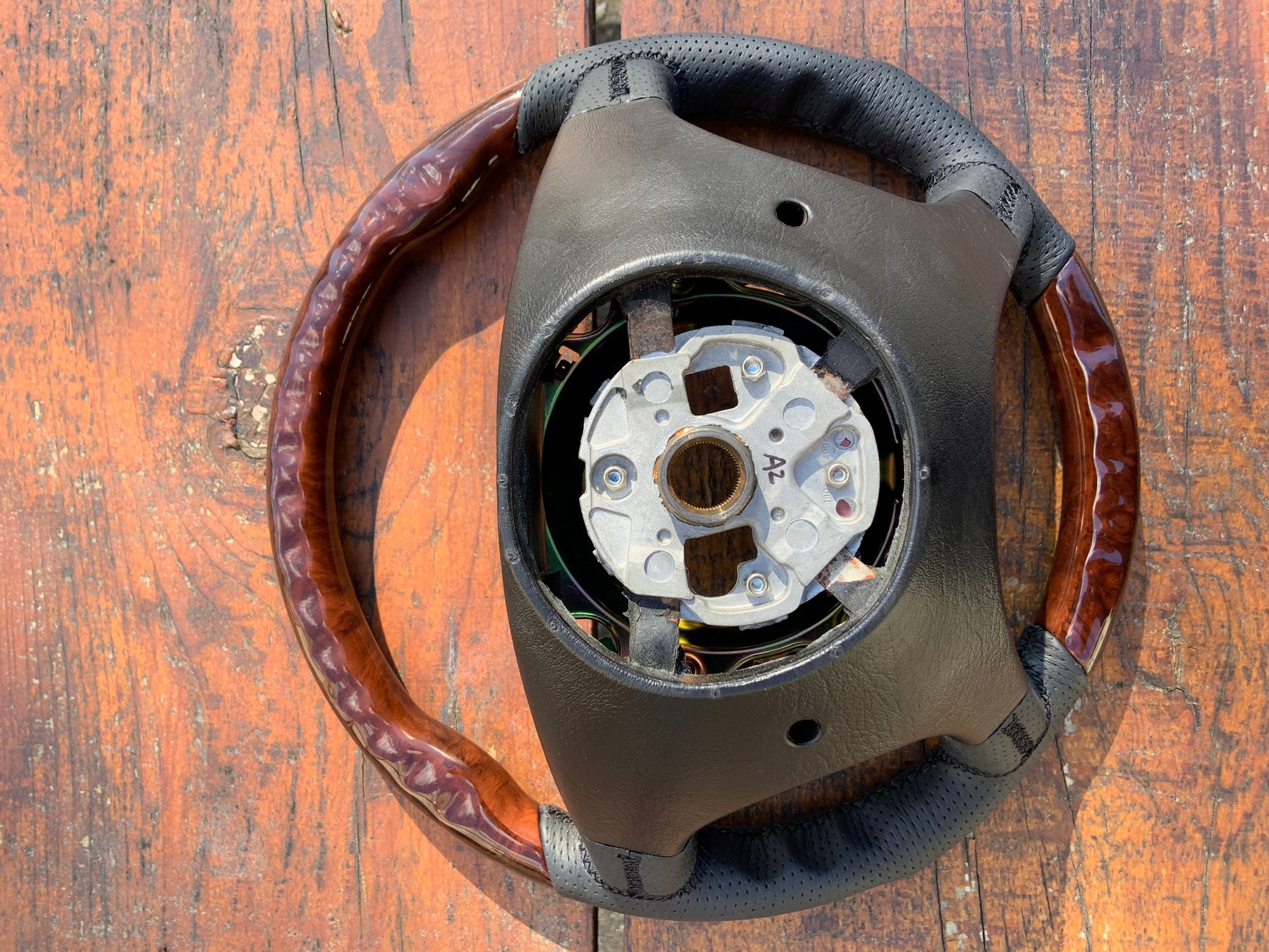 Steering/Suspension - Burl Wood Reupholstered Steering wheel w210 - New - 2000 to 2002 Mercedes-Benz E55 AMG - Woodinville, WA 98072, United States
