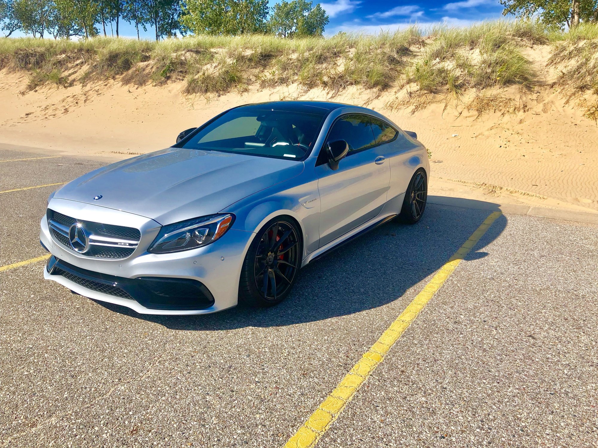 2017 Mercedes-Benz C63 AMG S - 2017 AMG C63S Coupe - Low Miles/Dinan/BC Forged/BMS - Used - VIN WDDWJ8HB8HF506069 - 11,300 Miles - 8 cyl - 2WD - Automatic - Coupe - Silver - Holland, MI 49424, United States