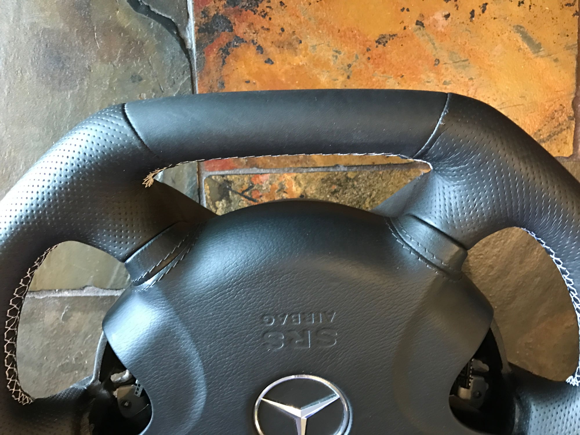 Interior/Upholstery - W211 Flat Bottom Steering Wheel with Leather Air Bag - New - 2005 to 2006 Mercedes-Benz E55 AMG - Sterling, VA 20165, United States
