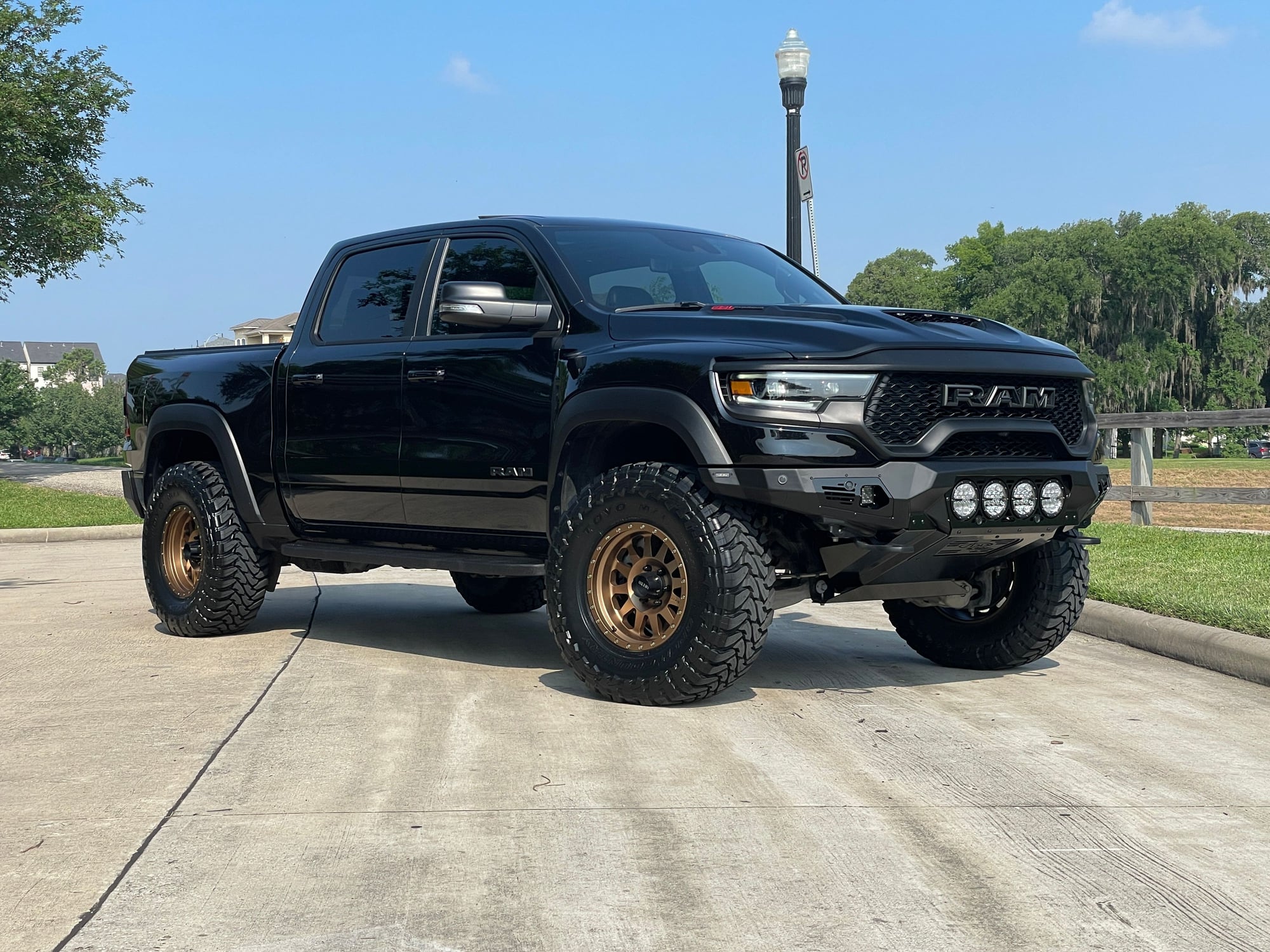 2022 Ram 1500 - 2022 RAM TRX - Loaded with brand new bumpers, wheels, tires, etc. - Used - VIN 1C6SRFU90NN311732 - 13,800 Miles - 8 cyl - 4WD - Automatic - Truck - Black - Houston, TX 77547, United States