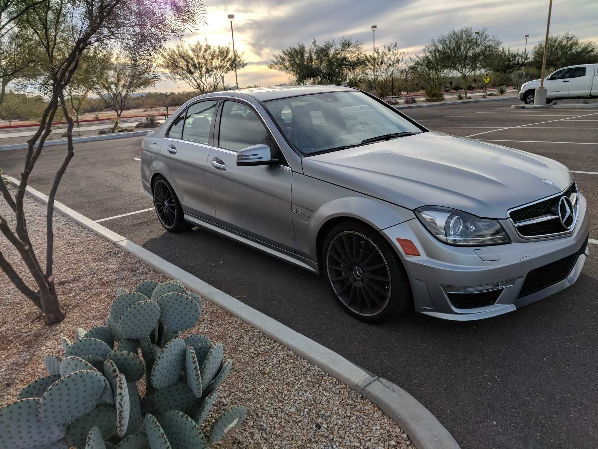 2012 Mercedes-Benz C63 AMG - 2012 C63 AMG - Used - VIN WDDGF7HB1CA600753 - 54,000 Miles - 2WD - Automatic - Sedan - Gray - Scottsdale, AZ 85050, United States