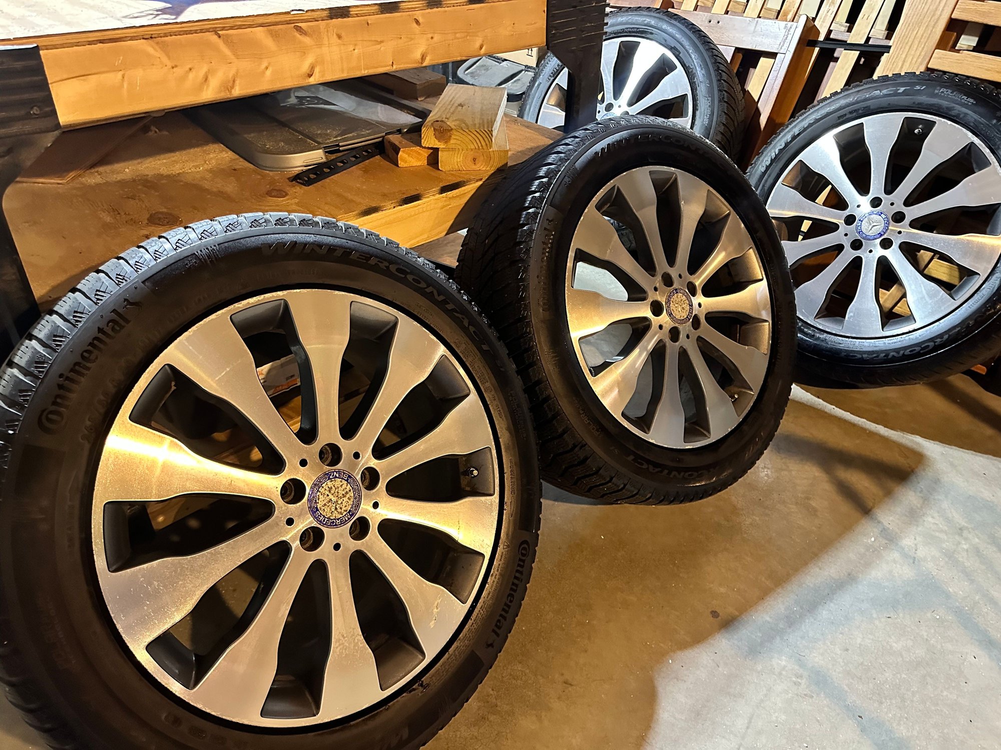 Wheels and Tires/Axles - GL / GLS Rims and Winter Tires (GLS 450, GL 450, GL 350) - Used - 2013 to 2025 Mercedes-Benz GLS450 - Tynsgboro, MA 01854, United States