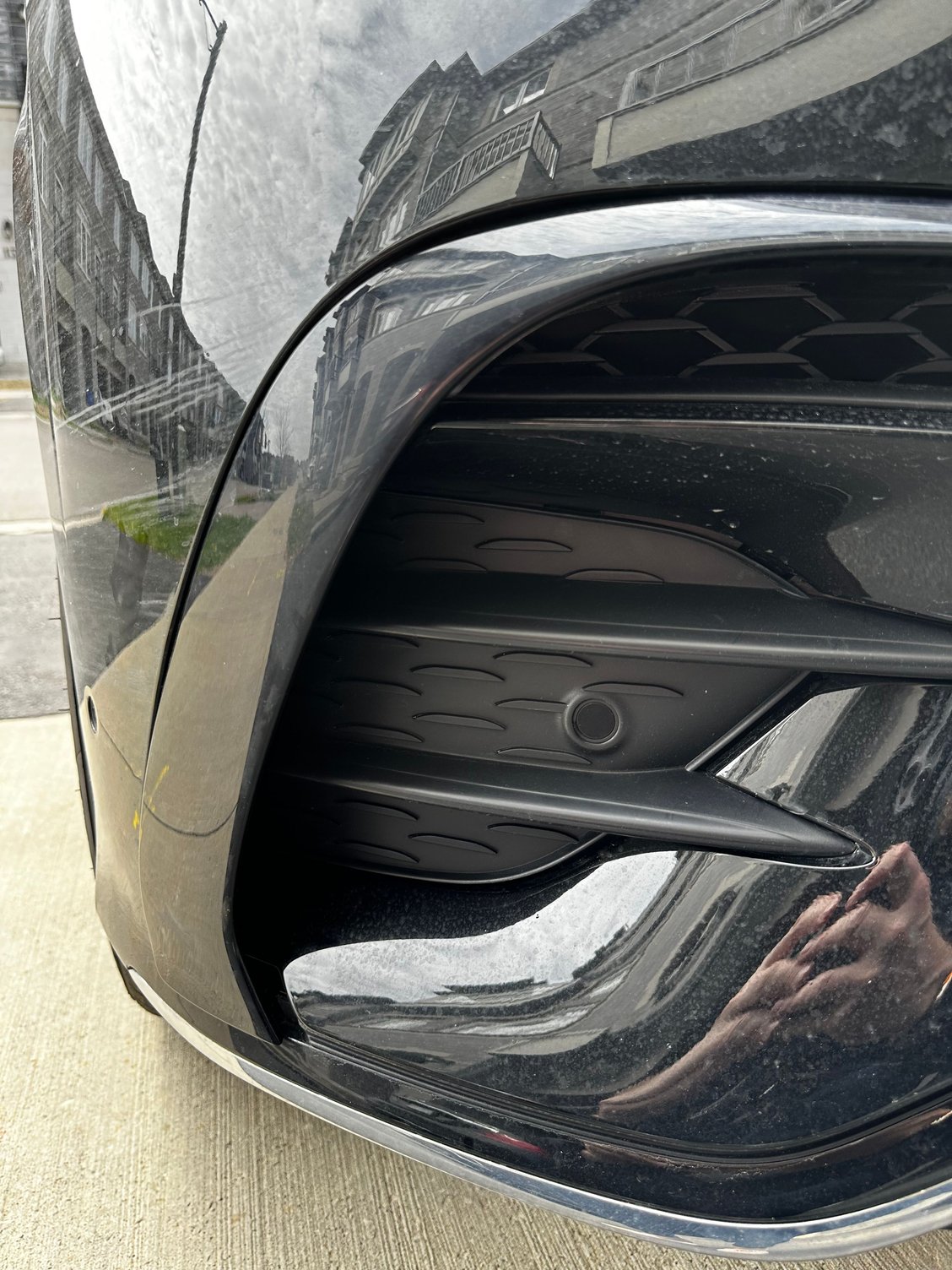 This is the passenger side insert that has popped out.