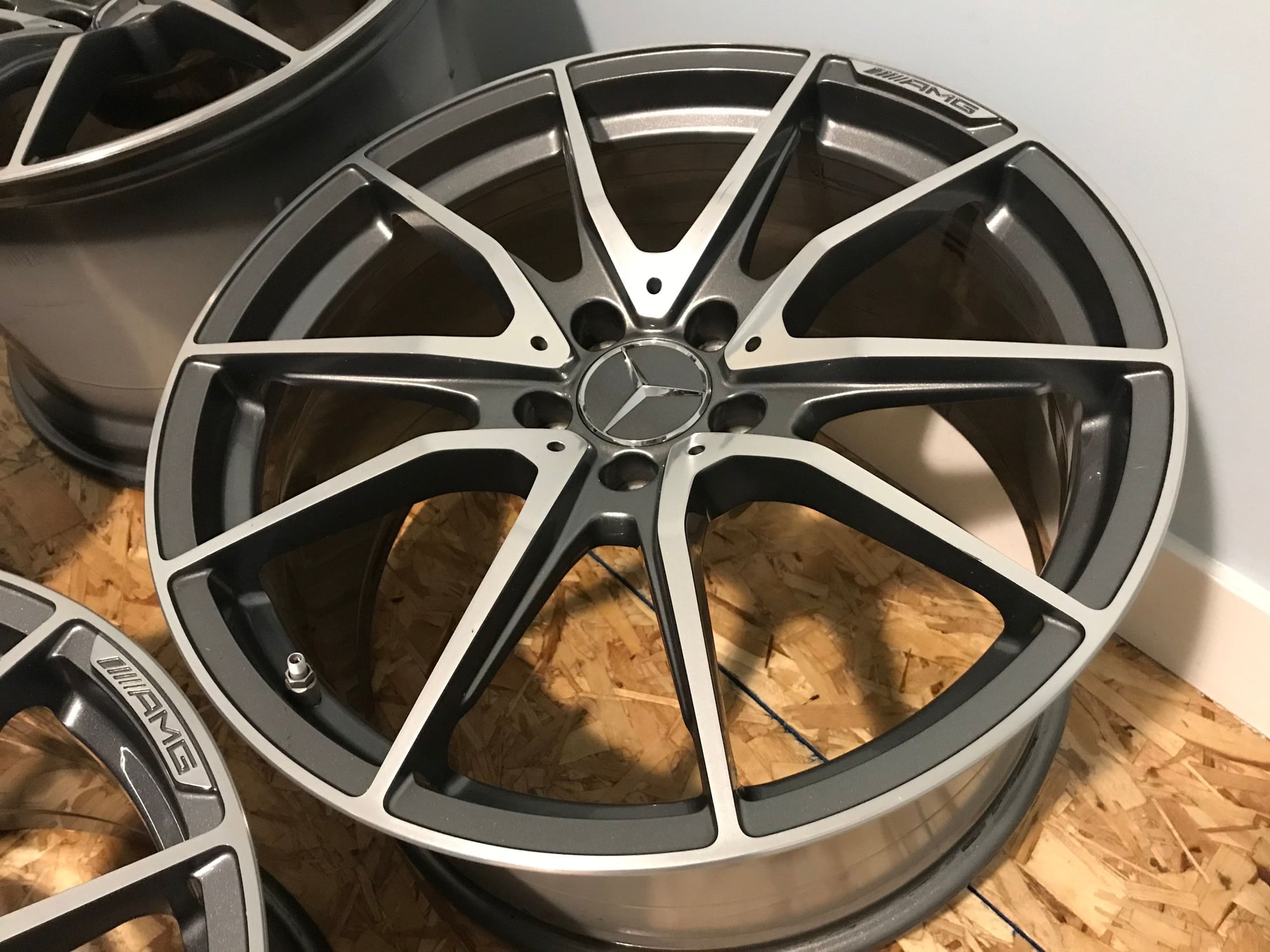 Wheels and Tires/Axles - Mercedes Benz AMG GT R Factory wheels 19x10, 20x12 graphite machined. - Used - 2017 to 2020 Mercedes-Benz AMG GT R - Salt Lake City, UT 84121, United States