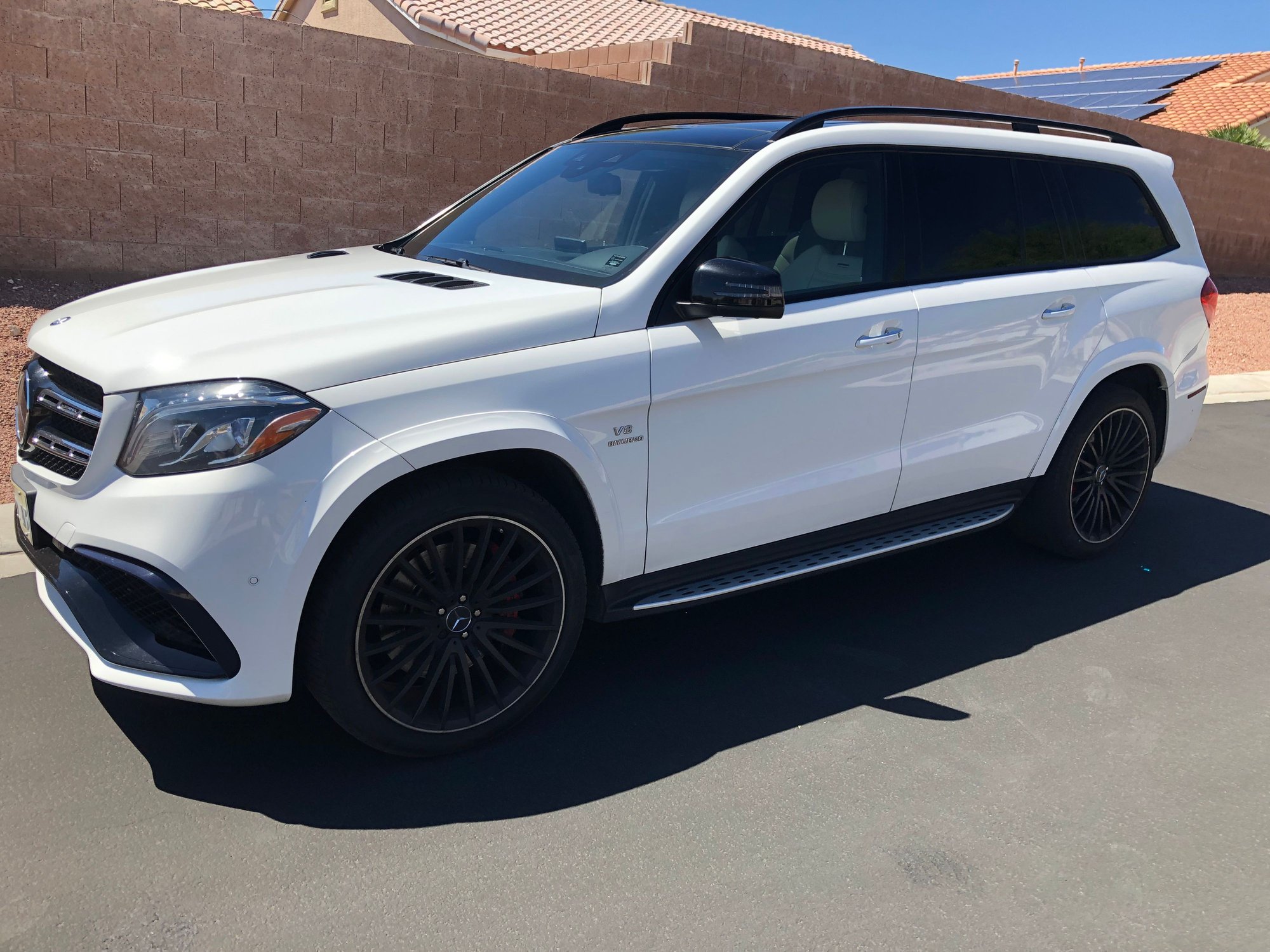 2017 Mercedes-Benz GLS63 AMG - 2017 GLS 63 AMG - 54k miles - 4 yr ext warranty - white on white - B&O sound system - Used - VIN 4JGDF7FE6HA772242 - 54,020 Miles - 8 cyl - AWD - SUV - White - North Las Vegas, NV 89031, United States