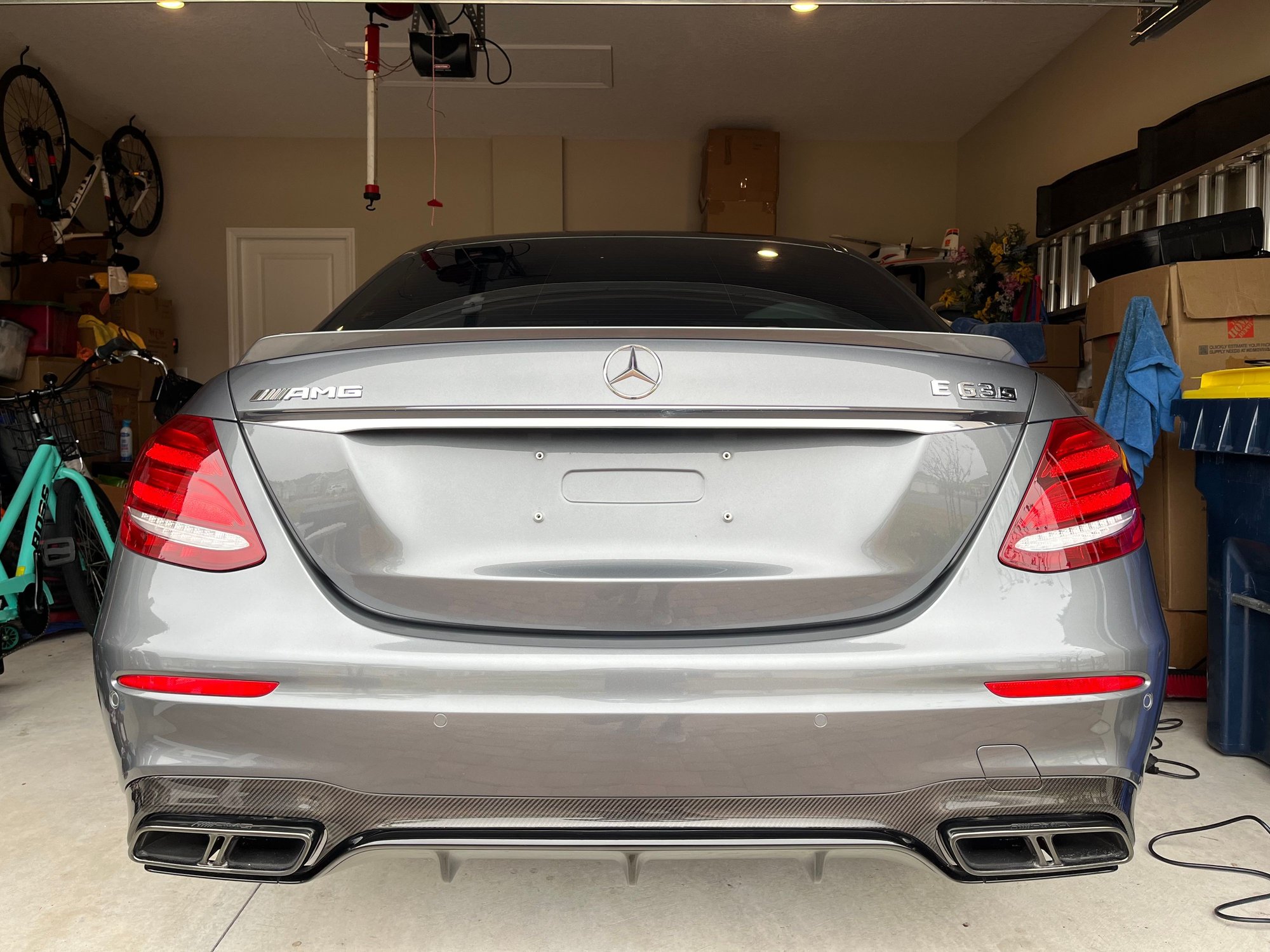 Exterior Body Parts - W213 oem selenite gray metallic trunk lid spoiler from E63S AMG - Used - 0  All Models - Jacksonville, FL 32034, United States