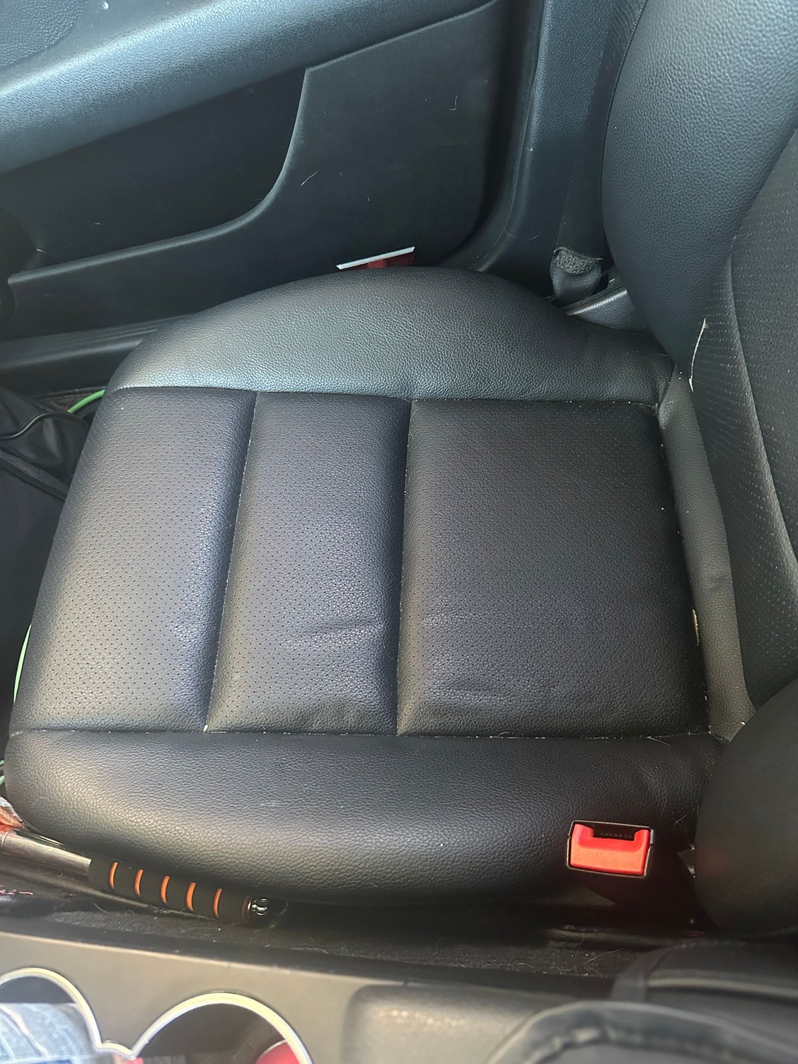 This is the factory passenger side seat cover fits perfect. The dents are from my bag sitting there is perfect because nobody ever sits there 😁