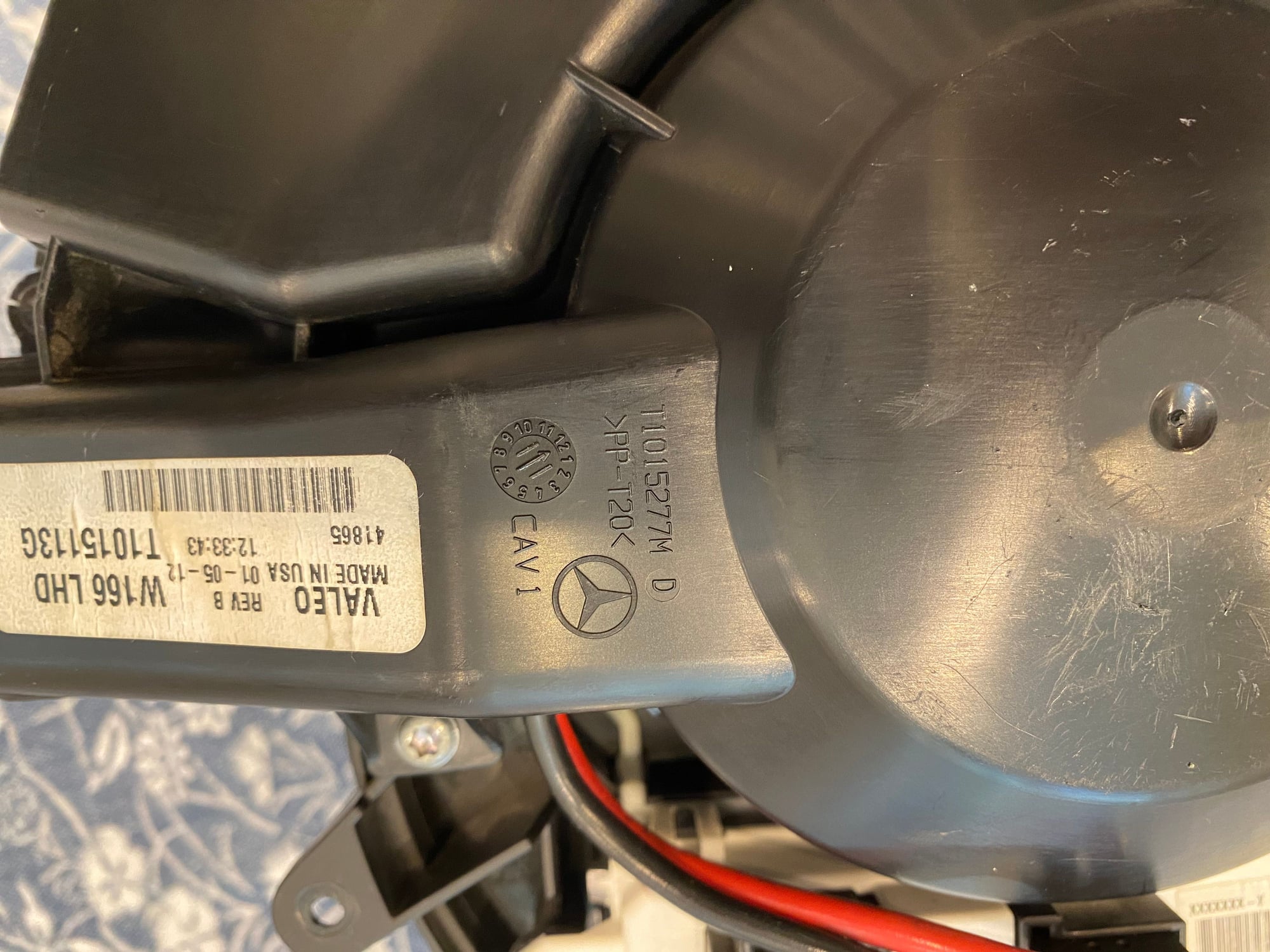 Miscellaneous - Genuine MB Vent Fan for any 166 PN:T1015113G - Used - -1 to 2024  All Models - Lake Wylie, SC 29710, United States