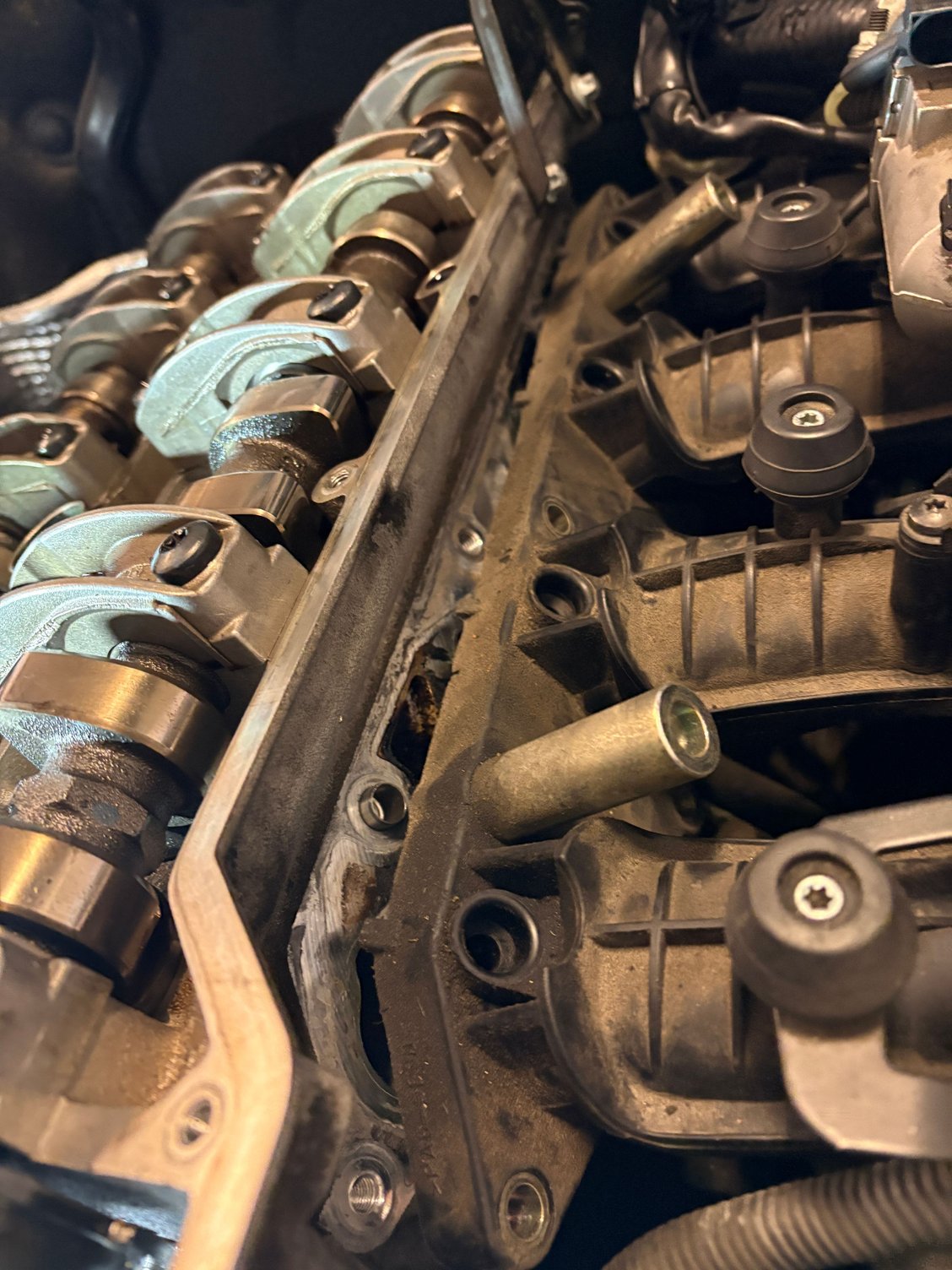 Intake manifold off (mostly).