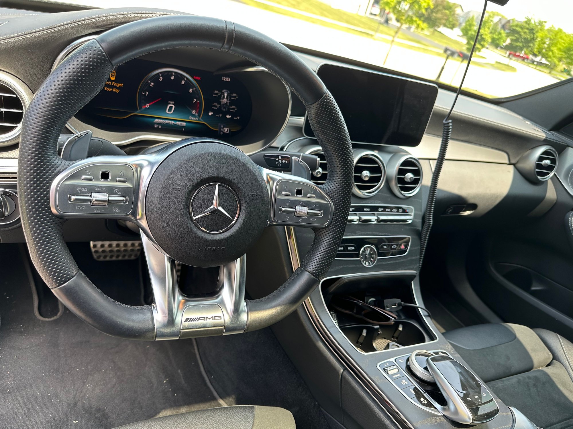 2020 Mercedes-Benz C63 AMG - Clean title, Accident Free w205 C63 for Sale - Used - VIN 55SWF8GB7LU330897 - 33,900 Miles - 8 cyl - 2WD - Automatic - Sedan - Silver - Naperville, Illinois, IL 60440, United States